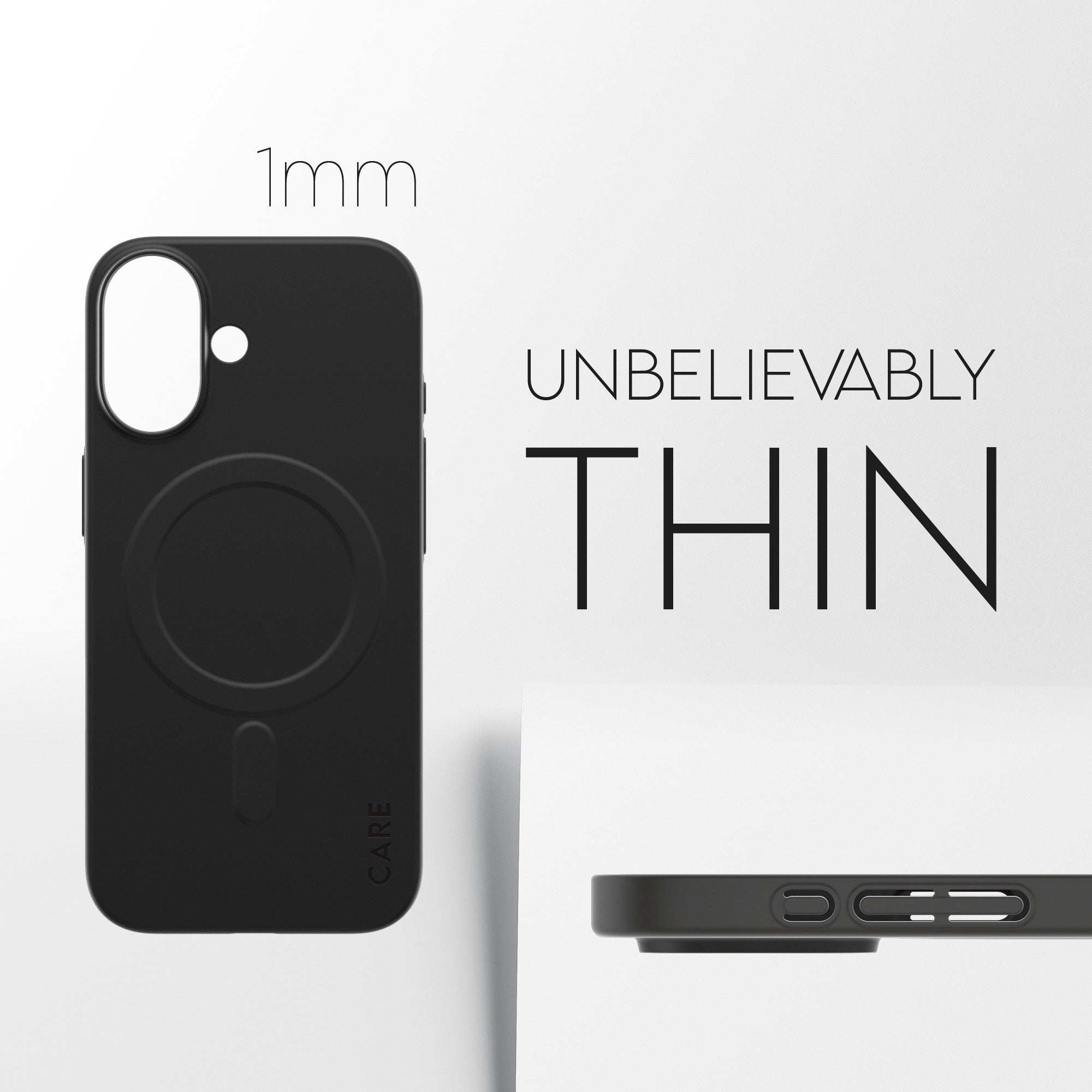 CARE™ by PanzerGlass® SL1M Case Sort m. MagSafe iPhone 17