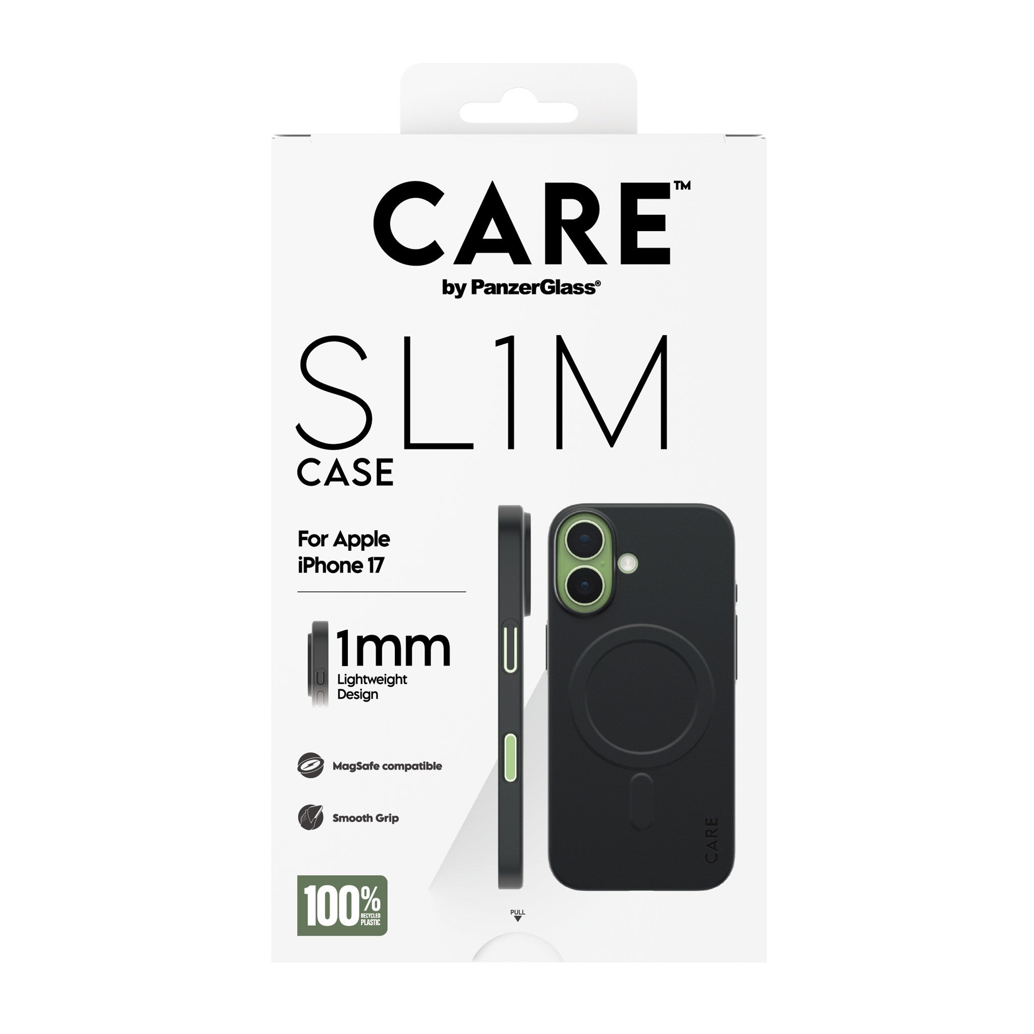 CARE™ by PanzerGlass® SL1M Case Sort m. MagSafe iPhone 17