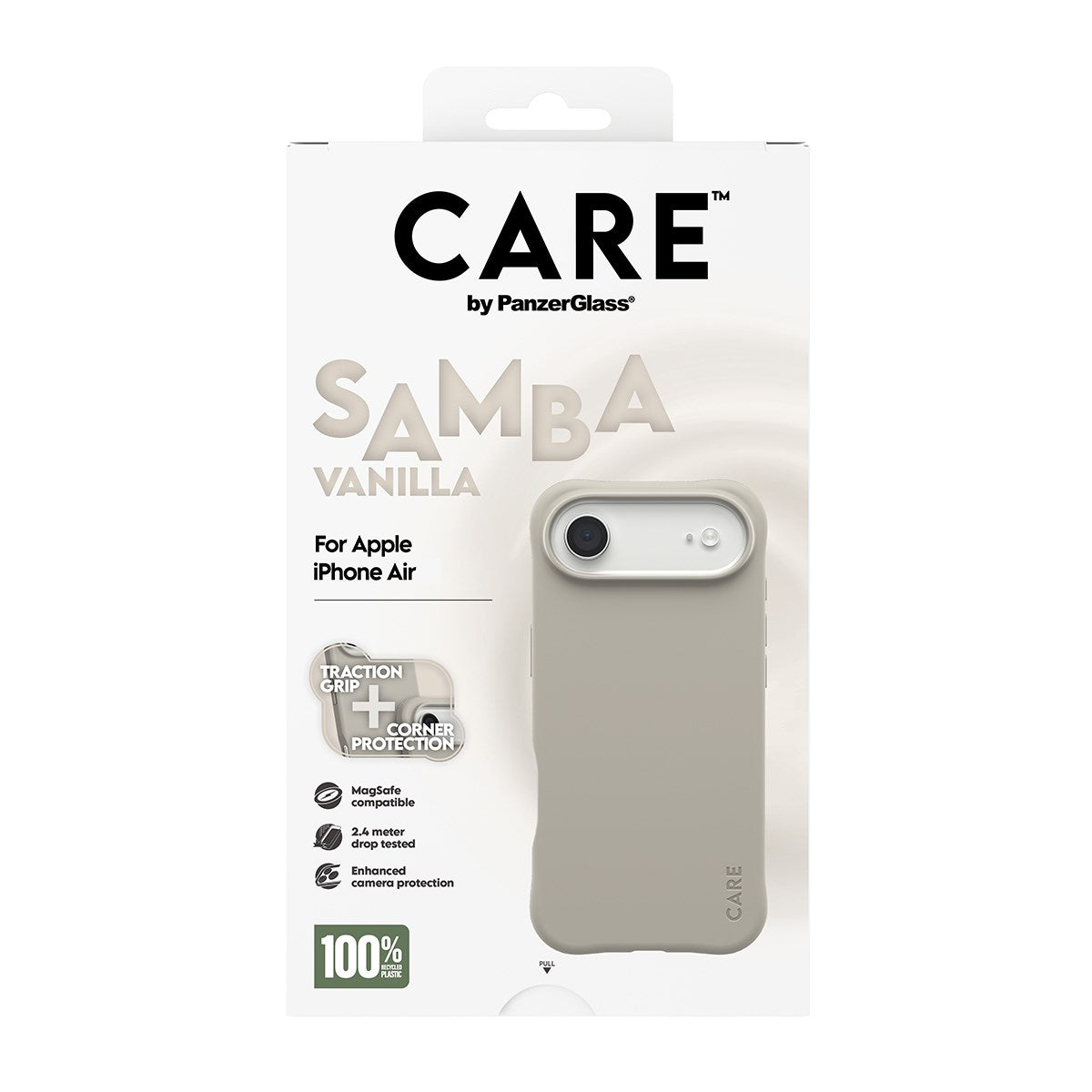 CARE by PanzerGlass® Samba Case Vanilla m. MagSafe iPhone Air