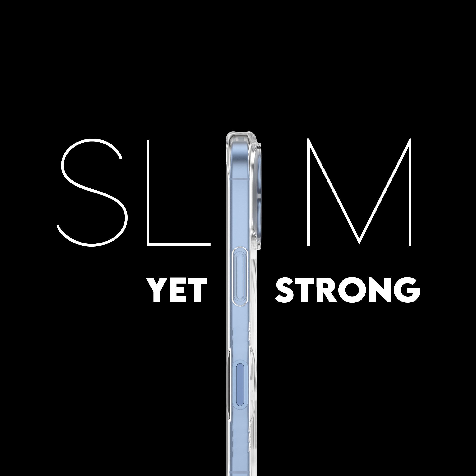 CARE™ by PanzerGlass® Samba Case Transparent m. Hvid MagSafe iPhone 17