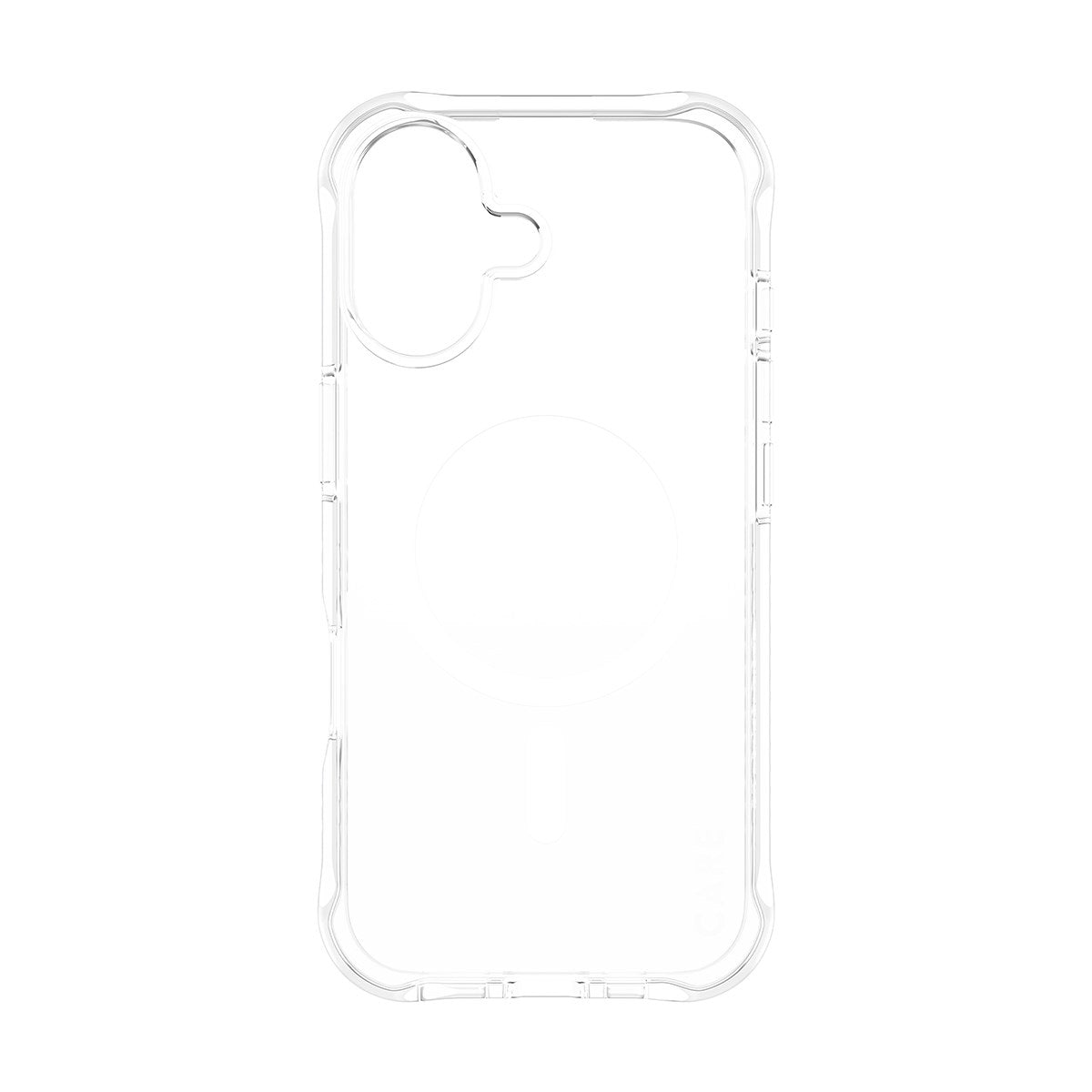 CARE by PanzerGlass® Samba Case Transparent m. Hvid MagSafe iPhone 17