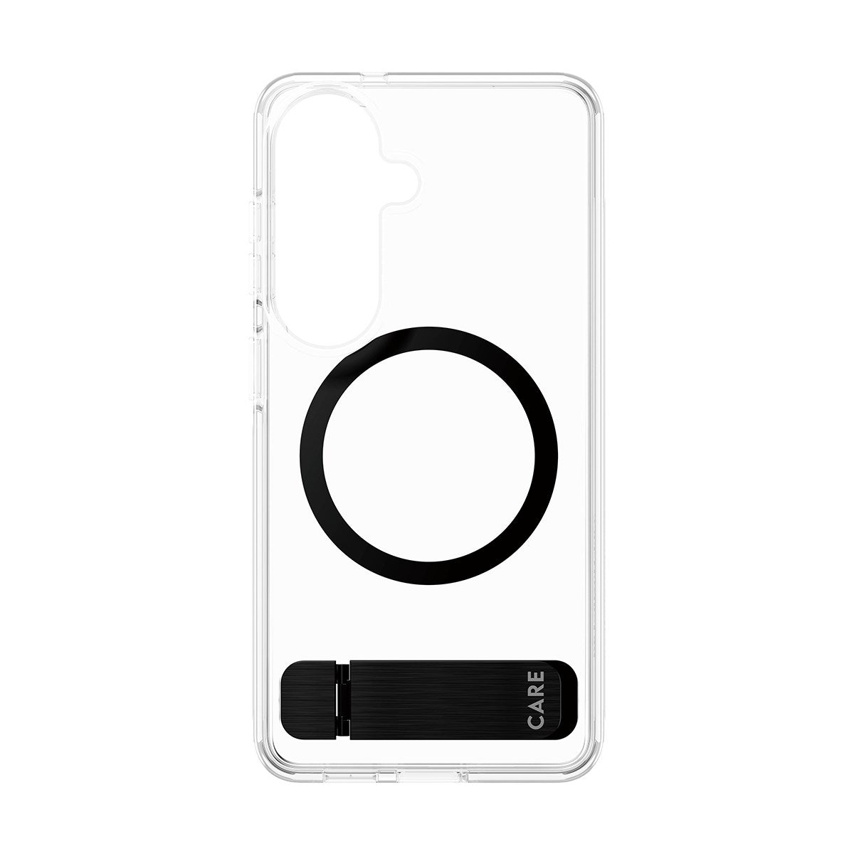 CARE™ by PanzerGlass® Kickstand Case Transparent m. Qi Samsung Galaxy S26