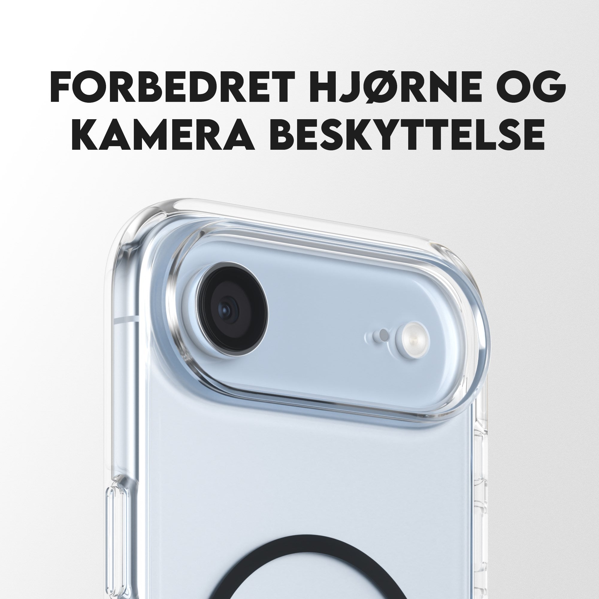 CARE™ by PanzerGlass® Urban Explorer Case Transparent m. Sort MagSafe iPhone Air