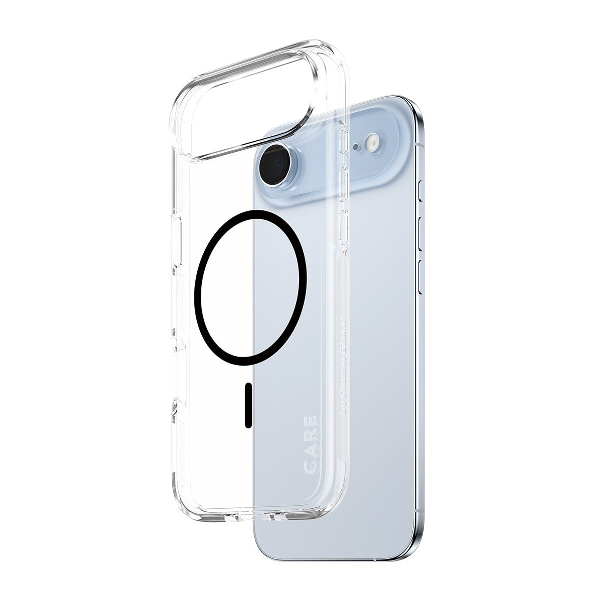 CARE by PanzerGlass® Urban Explorer Case Transparent m. Sort MagSafe iPhone Air