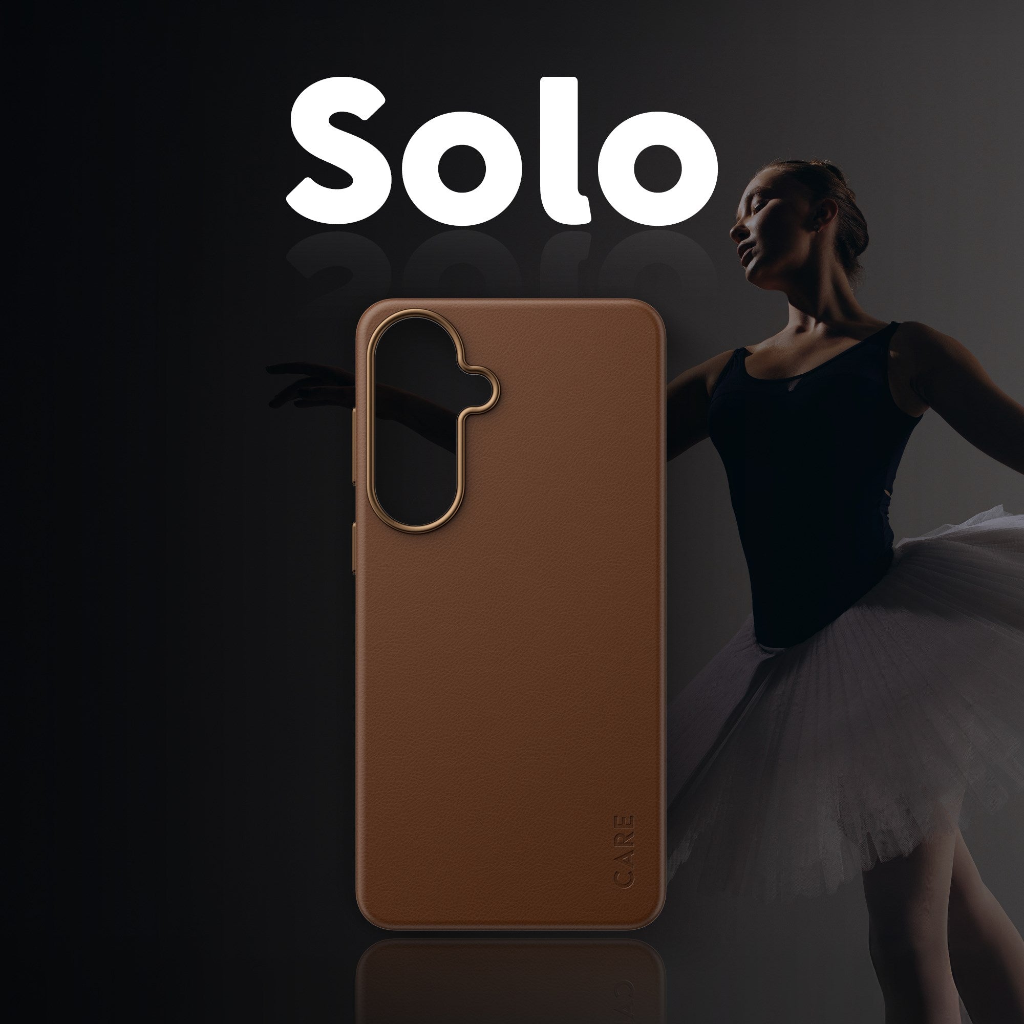 CARE™ by PanzerGlass® Solo Case Brun m. Qi Samsung Galaxy S26