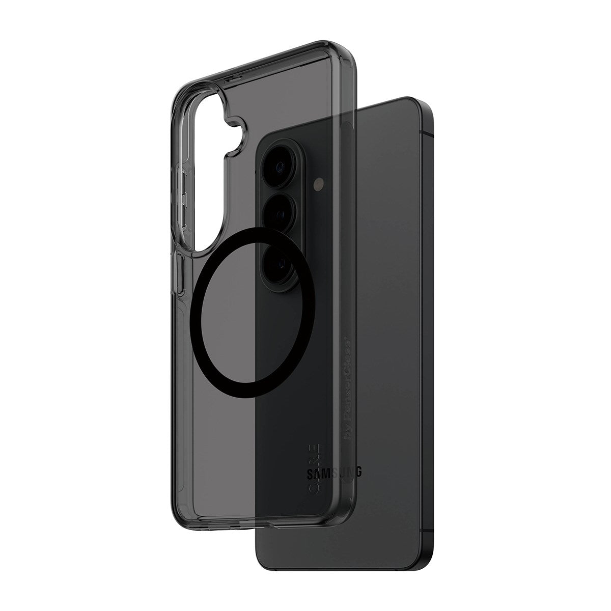 CARE™ by PanzerGlass® Smokey Case m. Sort Qi Samsung Galaxy S26
