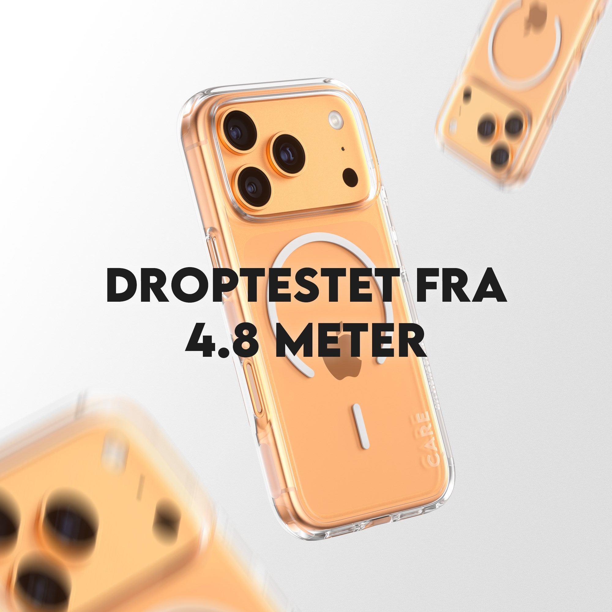 CARE™ by PanzerGlass® Urban Explorer Case Transparent m. Hvid MagSafe iPhone 17 Pro