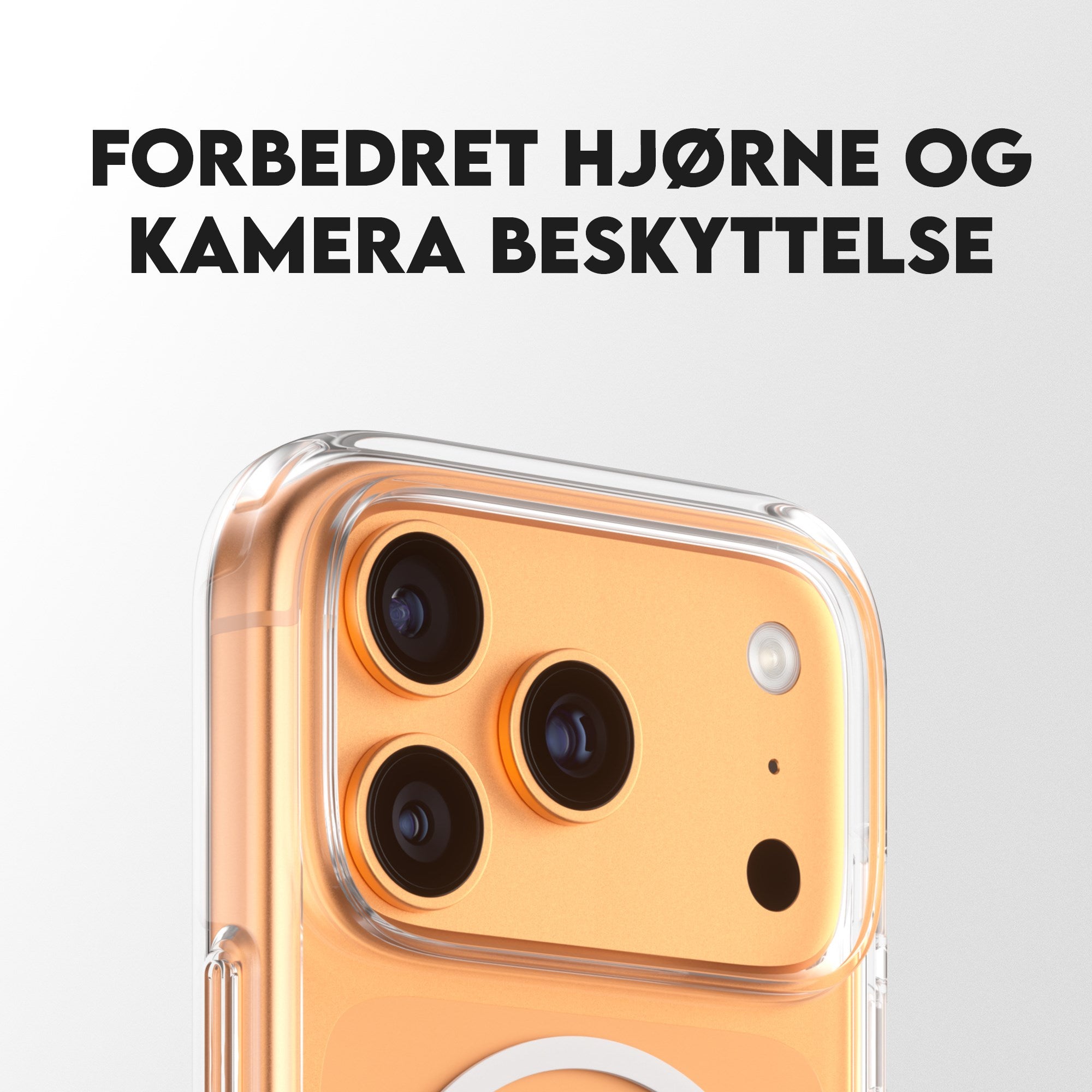 CARE™ by PanzerGlass® Urban Explorer Case Transparent m. Hvid MagSafe iPhone 17 Pro