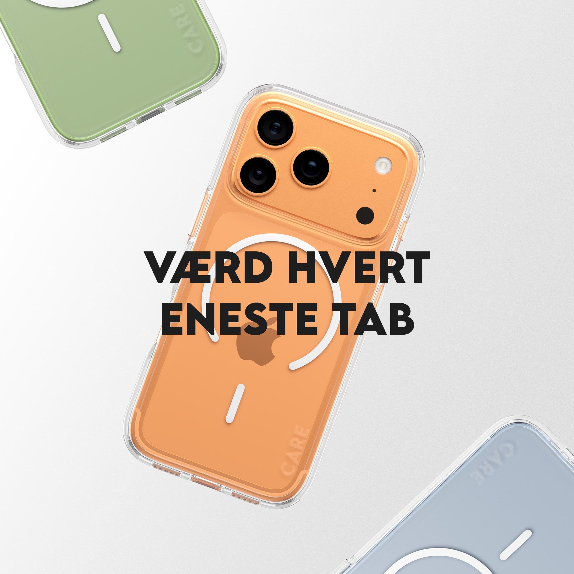 CARE™ by PanzerGlass® Urban Explorer Case Transparent m. Hvid MagSafe iPhone 17 Pro