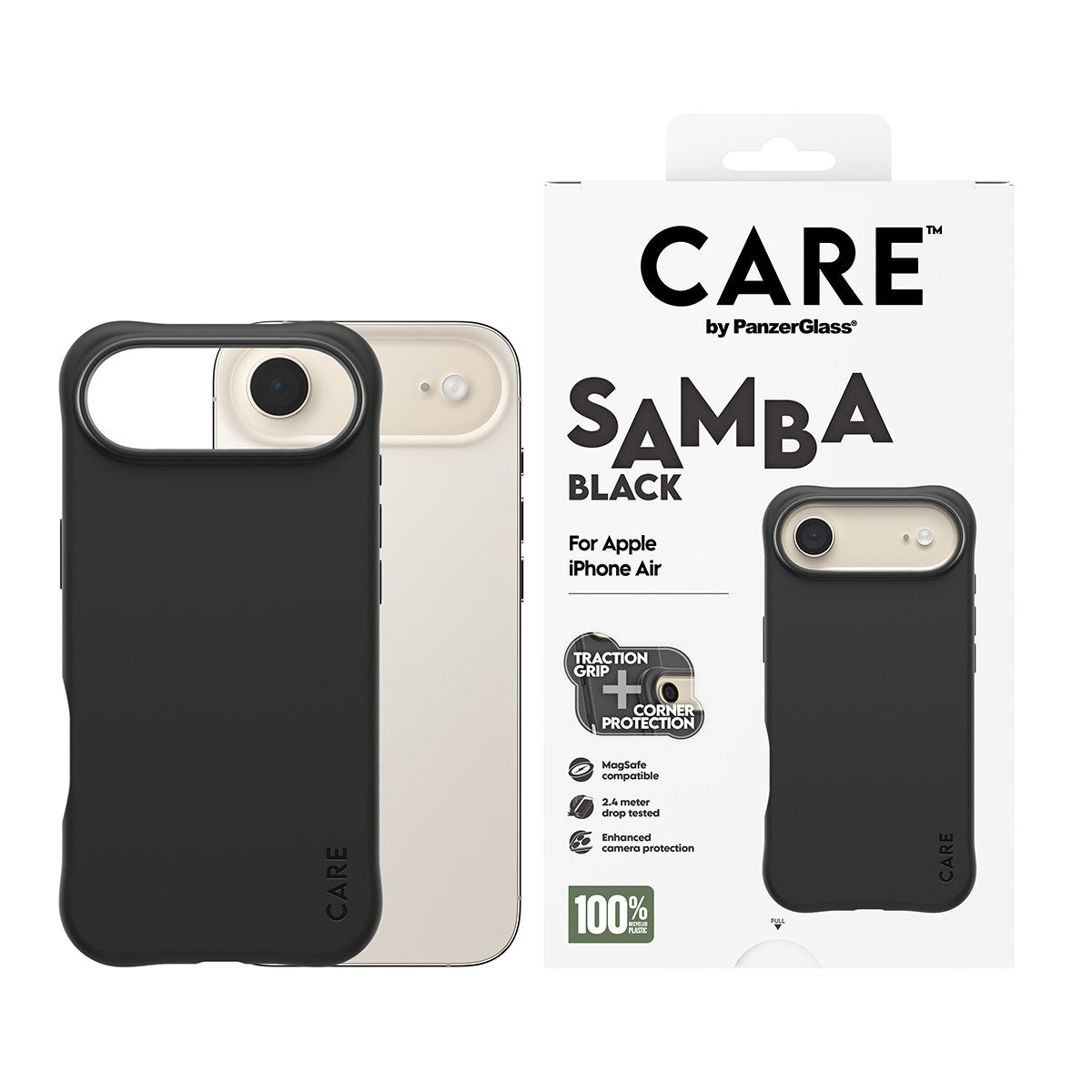 CARE by PanzerGlass® Samba Case Sort m. MagSafe iPhone Air