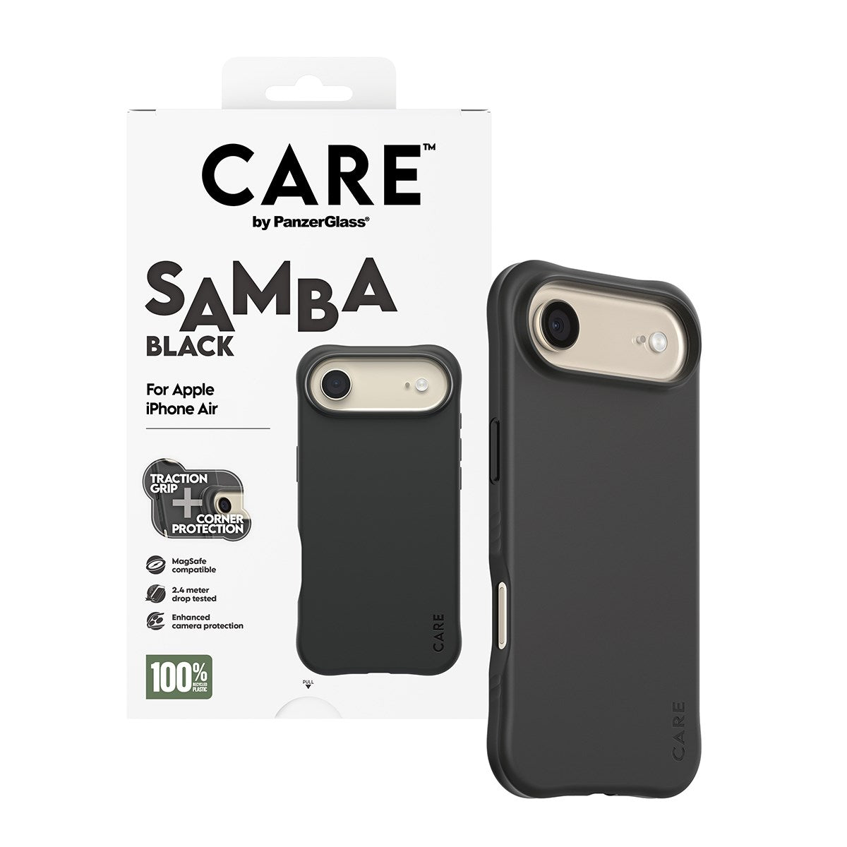 CARE by PanzerGlass® Samba Case Sort m. MagSafe iPhone Air