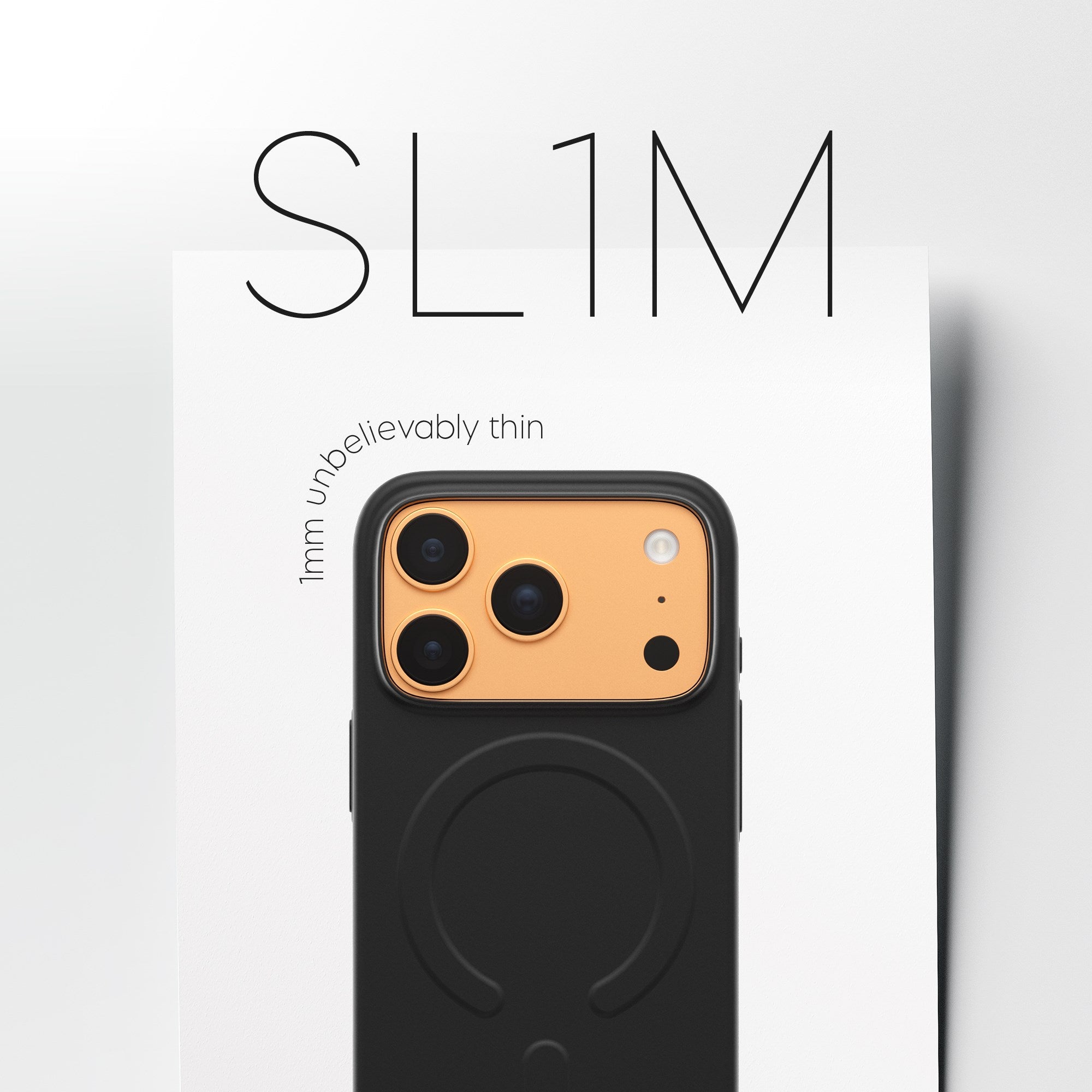 CARE™ by PanzerGlass® SL1M Case Sort m. MagSafe iPhone 17 Pro