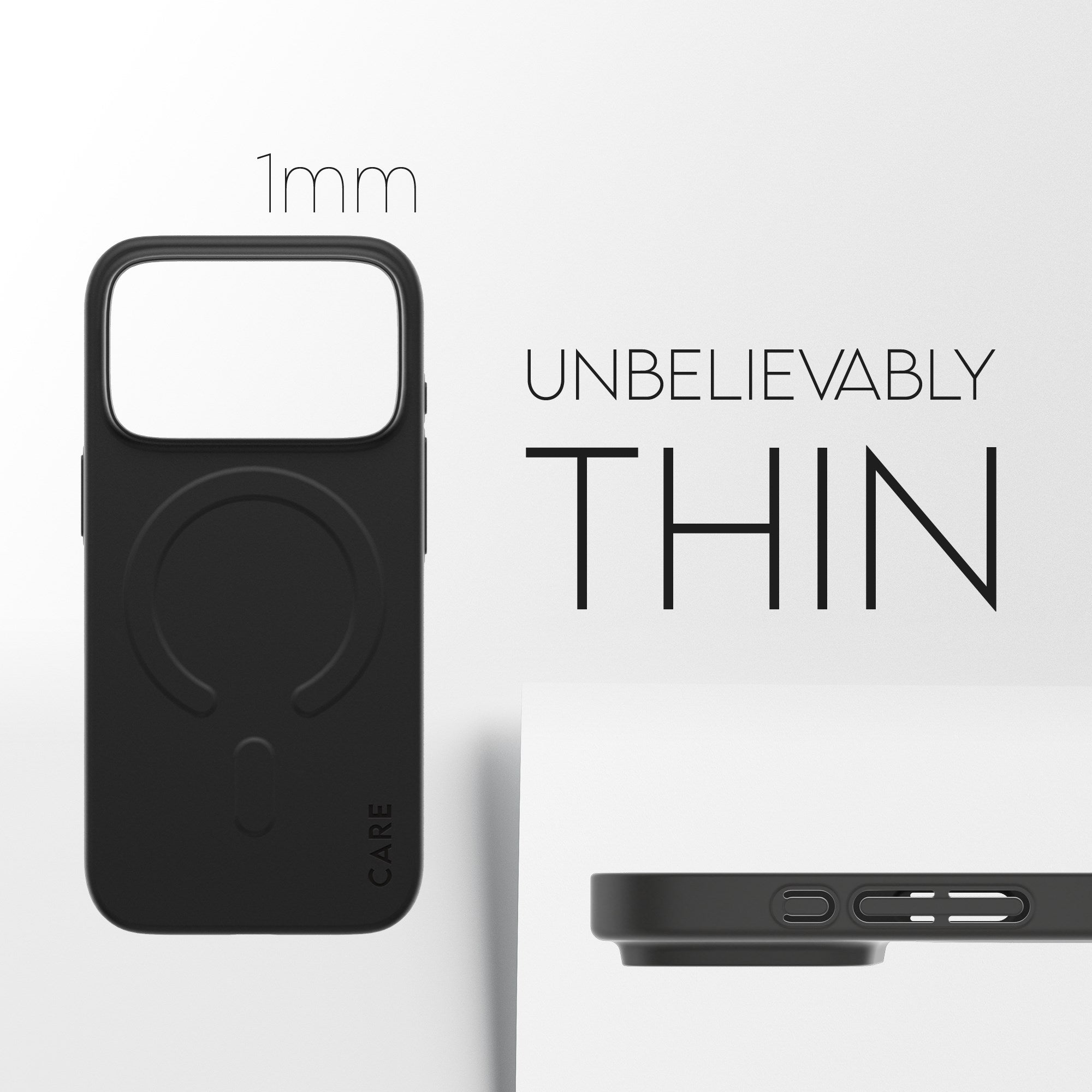 CARE™ by PanzerGlass® SL1M Case Sort m. MagSafe iPhone 17 Pro