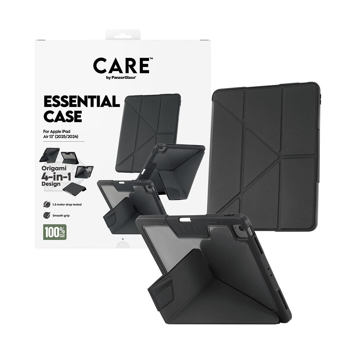 CARE by PanzerGlass® TPU Essential Case Sort iPad Air 13