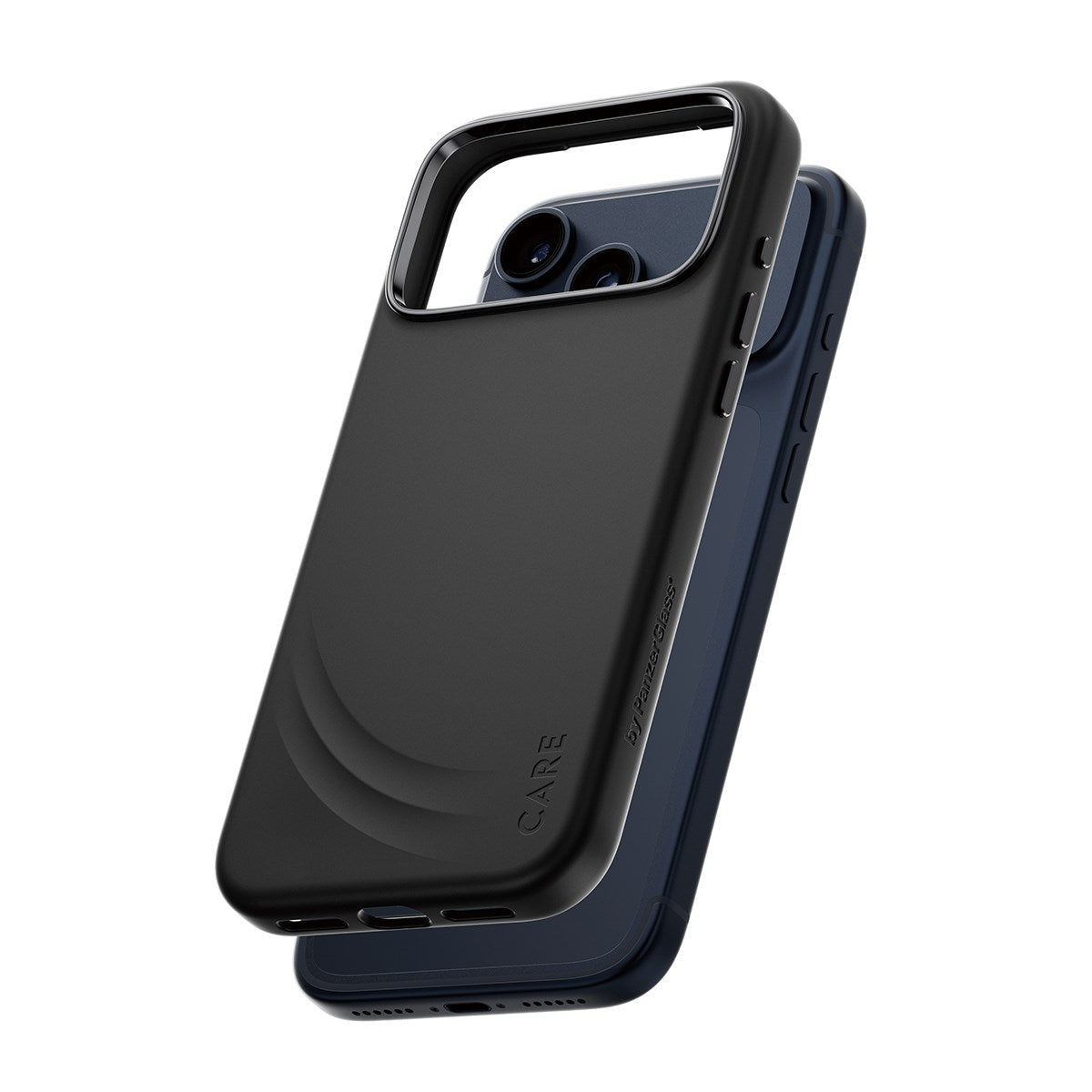 CARE™ by PanzerGlass® Flow Case Sort m. Haptic Button & MagSafe iPhone 17 Pro Max