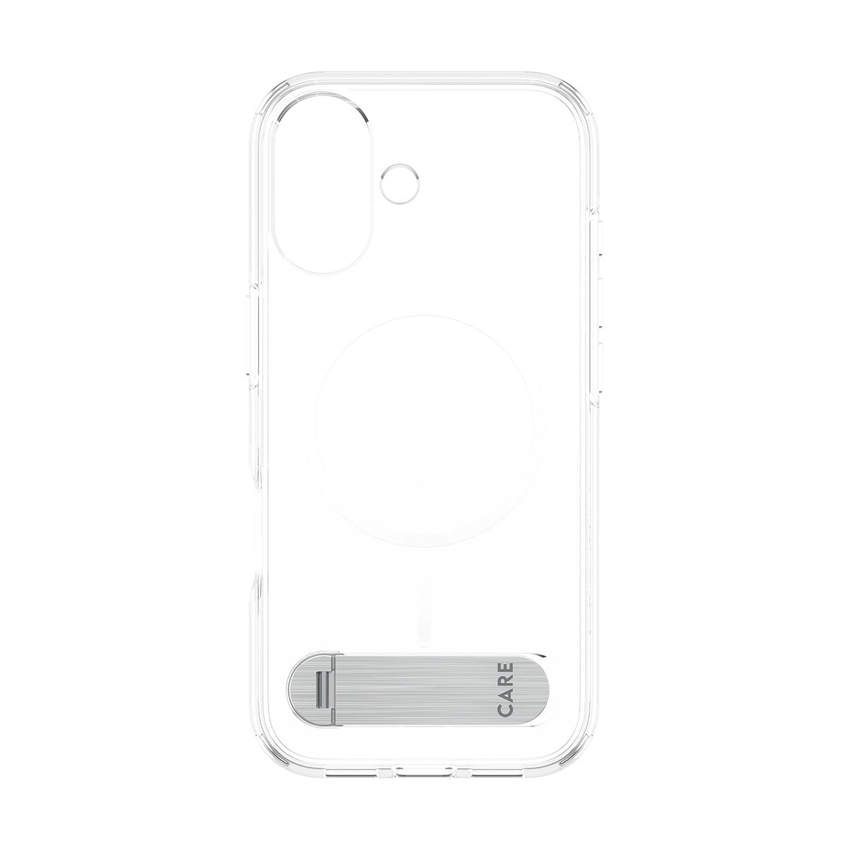 CARE by PanzerGlass® Case Transparent m. Kickstand & MagSafe iPhone 17