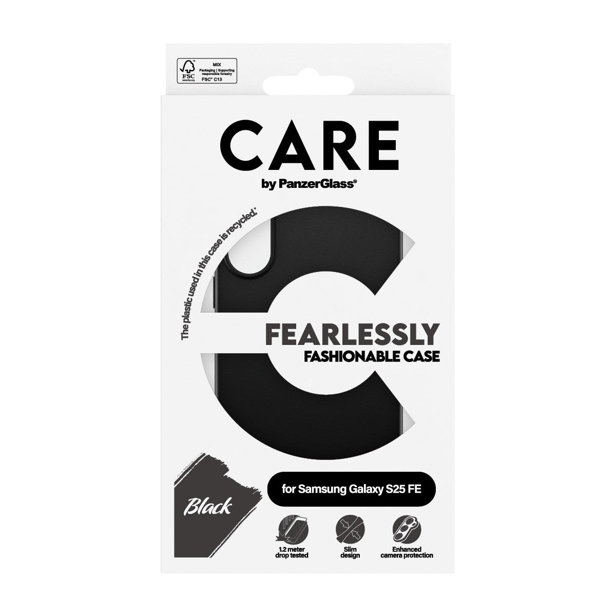 CARE™ by PanzerGlass® TPU Case Sort Samsung Galaxy S25 FE 5G