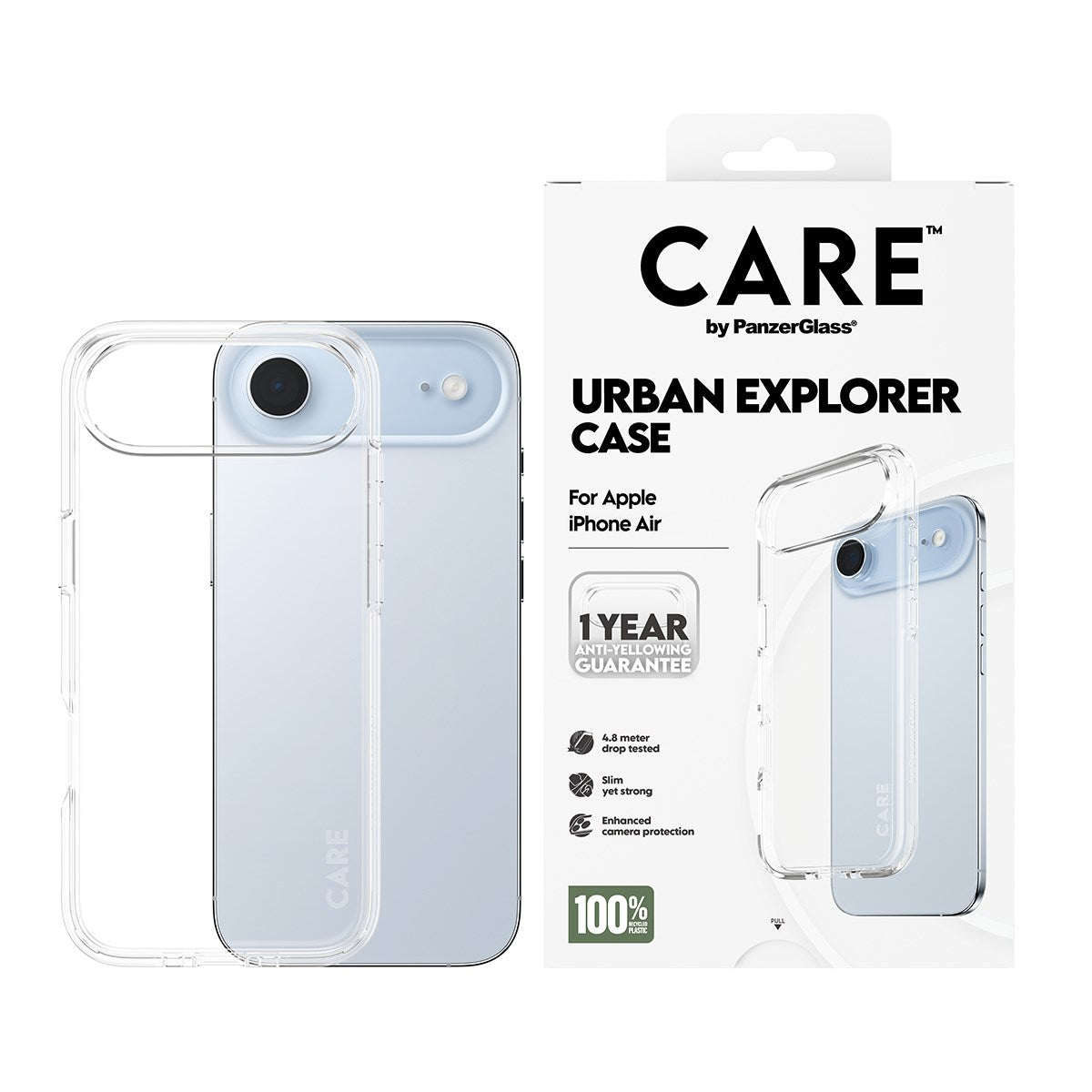 CARE by PanzerGlass® Urban Explorer Case Transparent iPhone Air