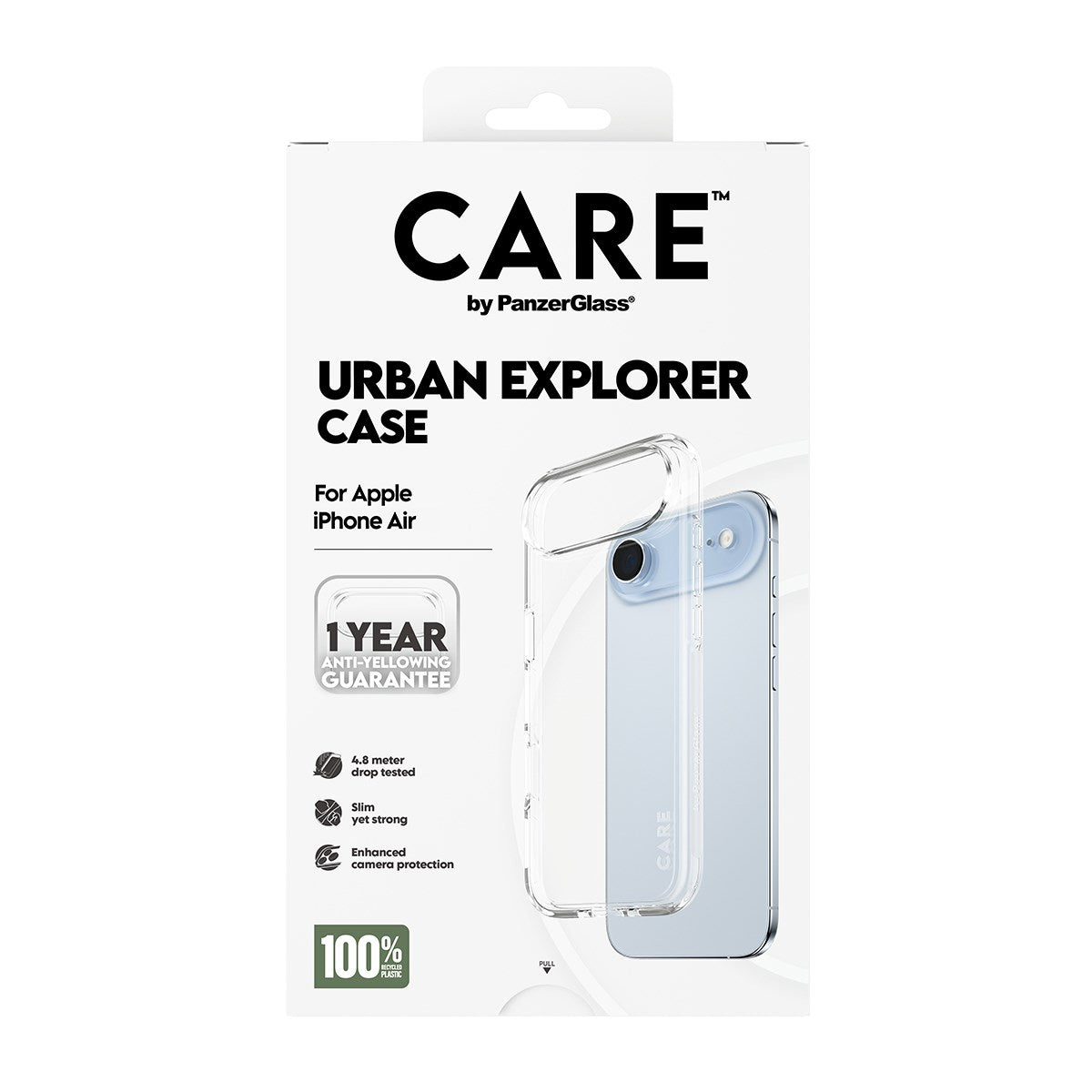 CARE by PanzerGlass® Urban Explorer Case Transparent iPhone Air