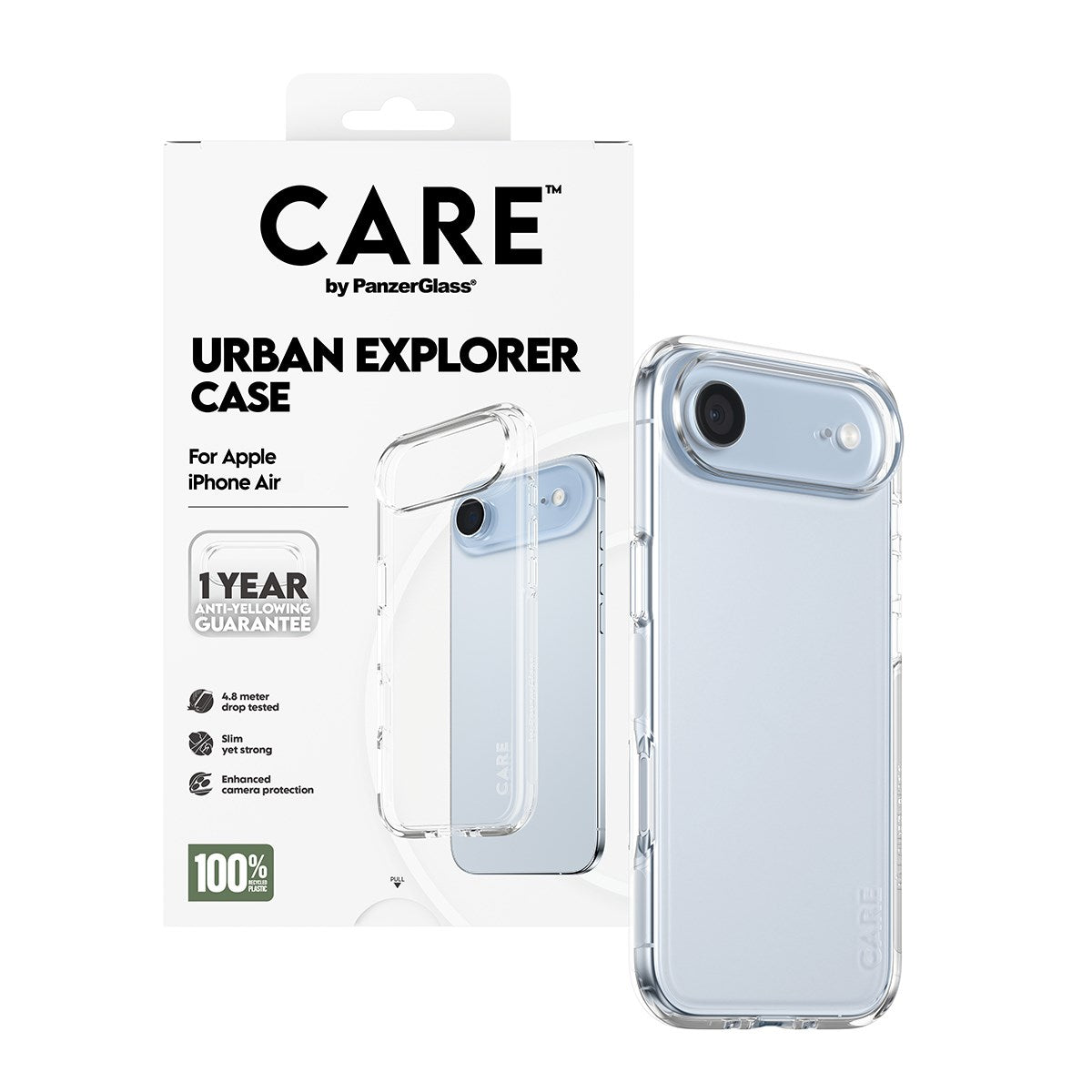 CARE by PanzerGlass® Urban Explorer Case Transparent iPhone Air
