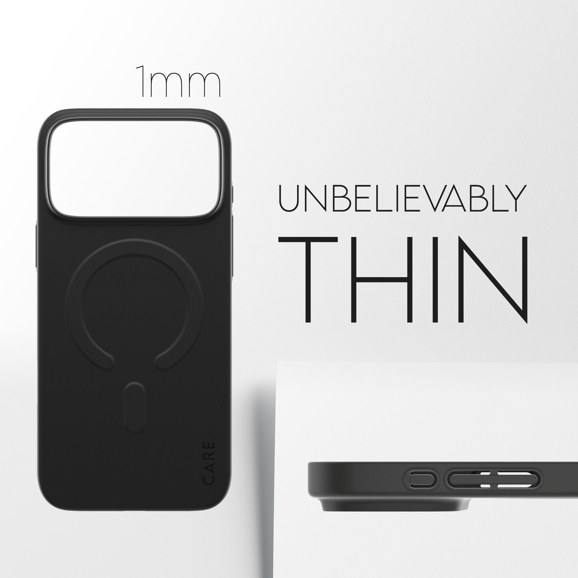 CARE™ by PanzerGlass® SL1M Case Sort m. MagSafe iPhone 17 Pro Max