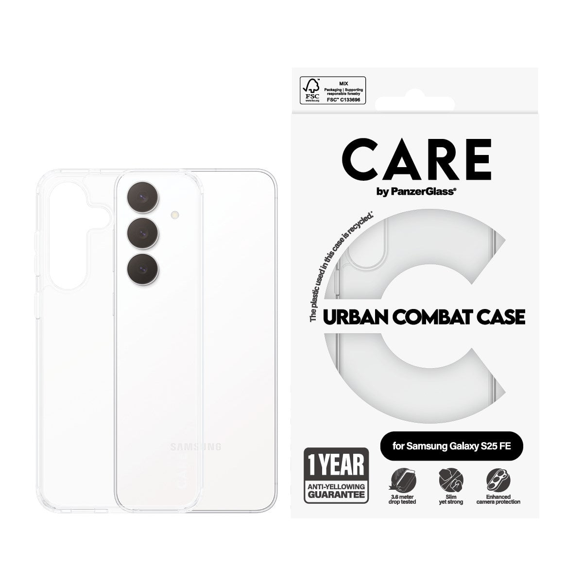 CARE by PanzerGlass® Urban Combat Case Samsung Galaxy S25 FE 5G
