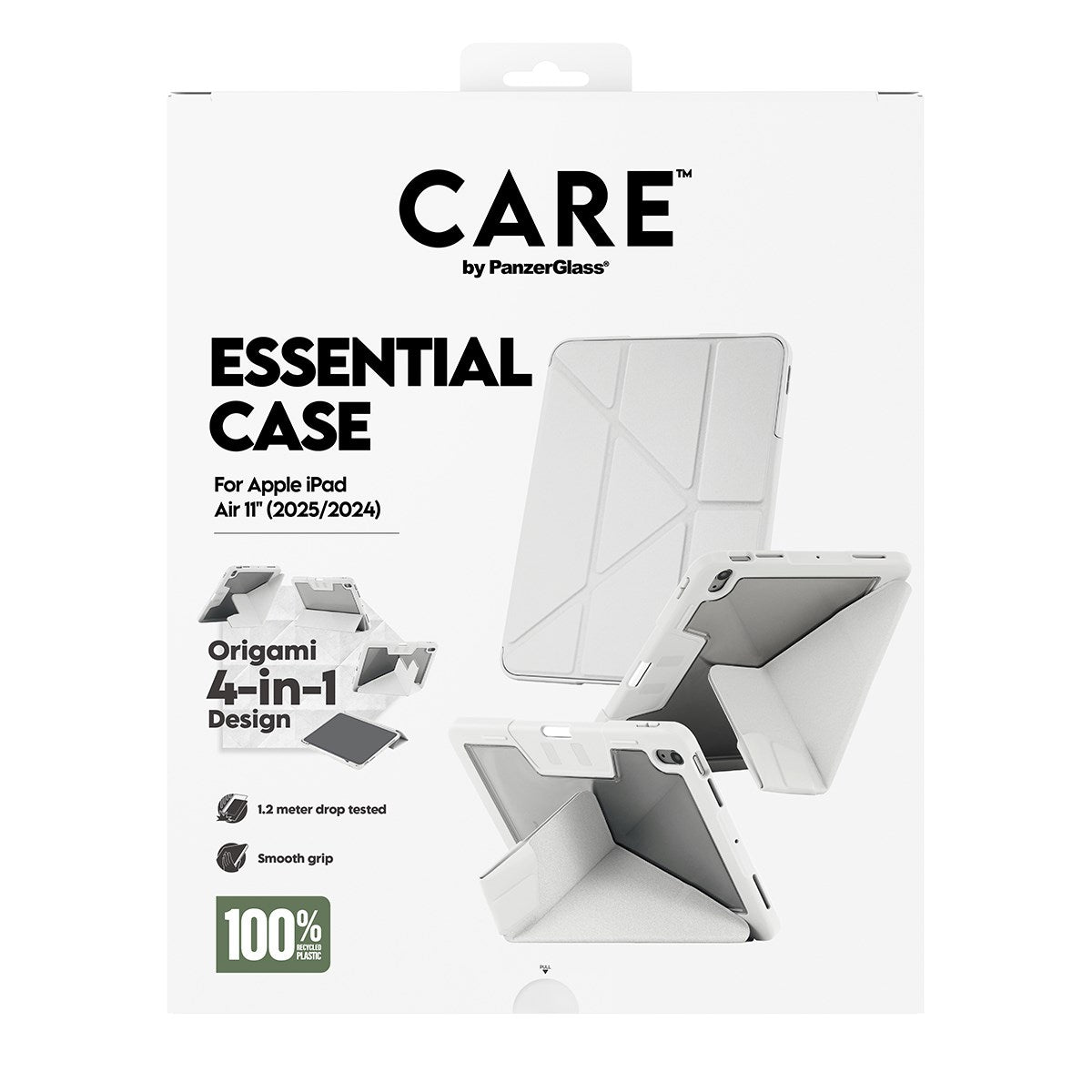 CARE by PanzerGlass® TPU Essential Case Lysegrå iPad Air 11
