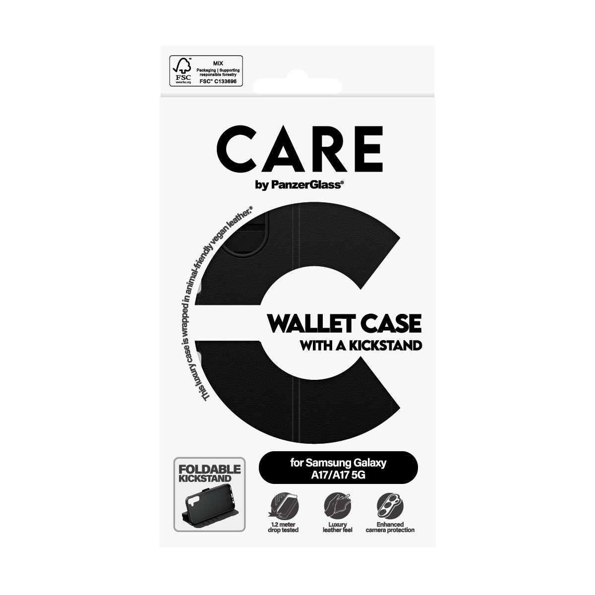 CARE by PanzerGlass® Wallet Case m. Kickstand Samsung Galaxy M17 5G | A17 | A17 5G