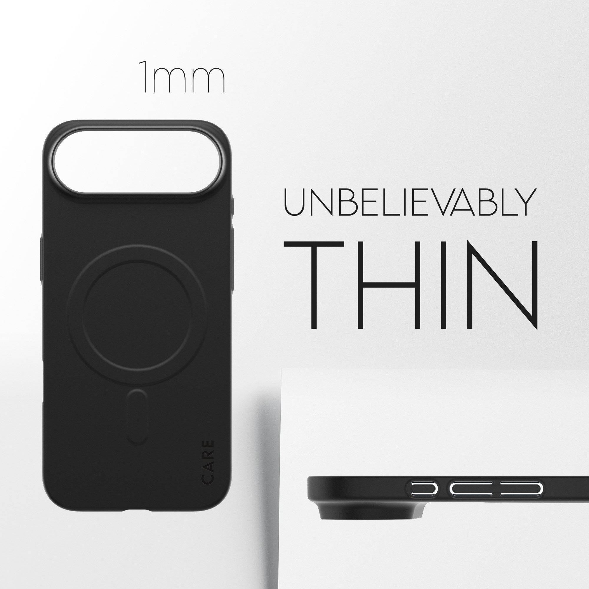 CARE™ by PanzerGlass® SL1M Case Sort m. MagSafe iPhone Air