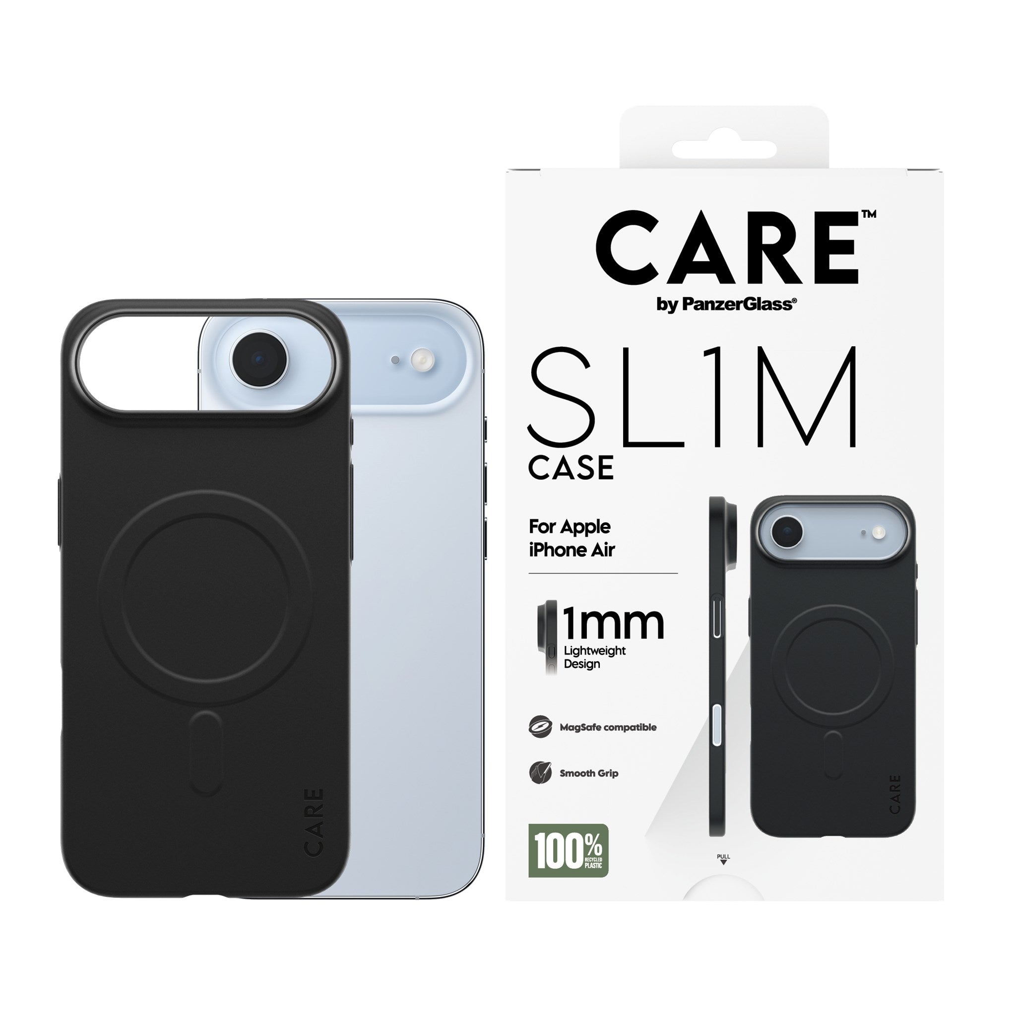 CARE™ by PanzerGlass® SL1M Case Sort m. MagSafe iPhone Air