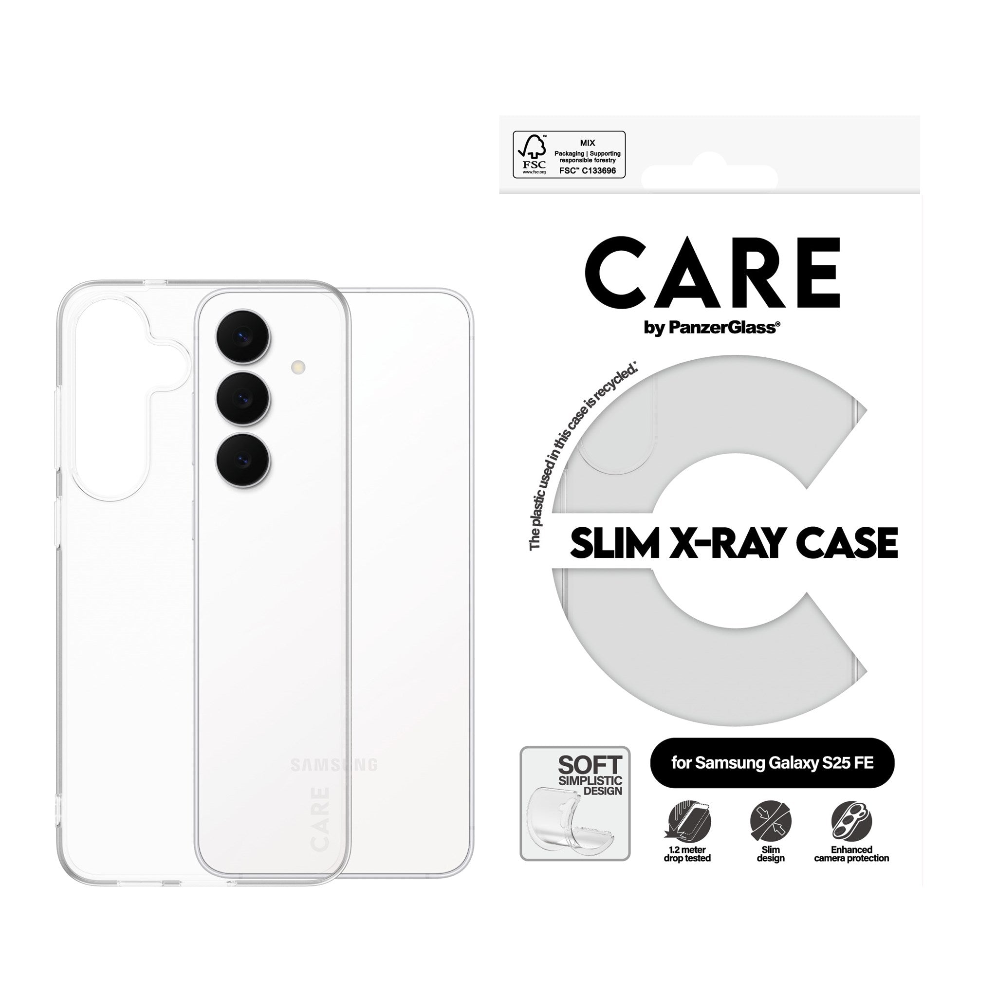 CARE by PanzerGlass® X-Ray Case Samsung Galaxy S25 FE 5G