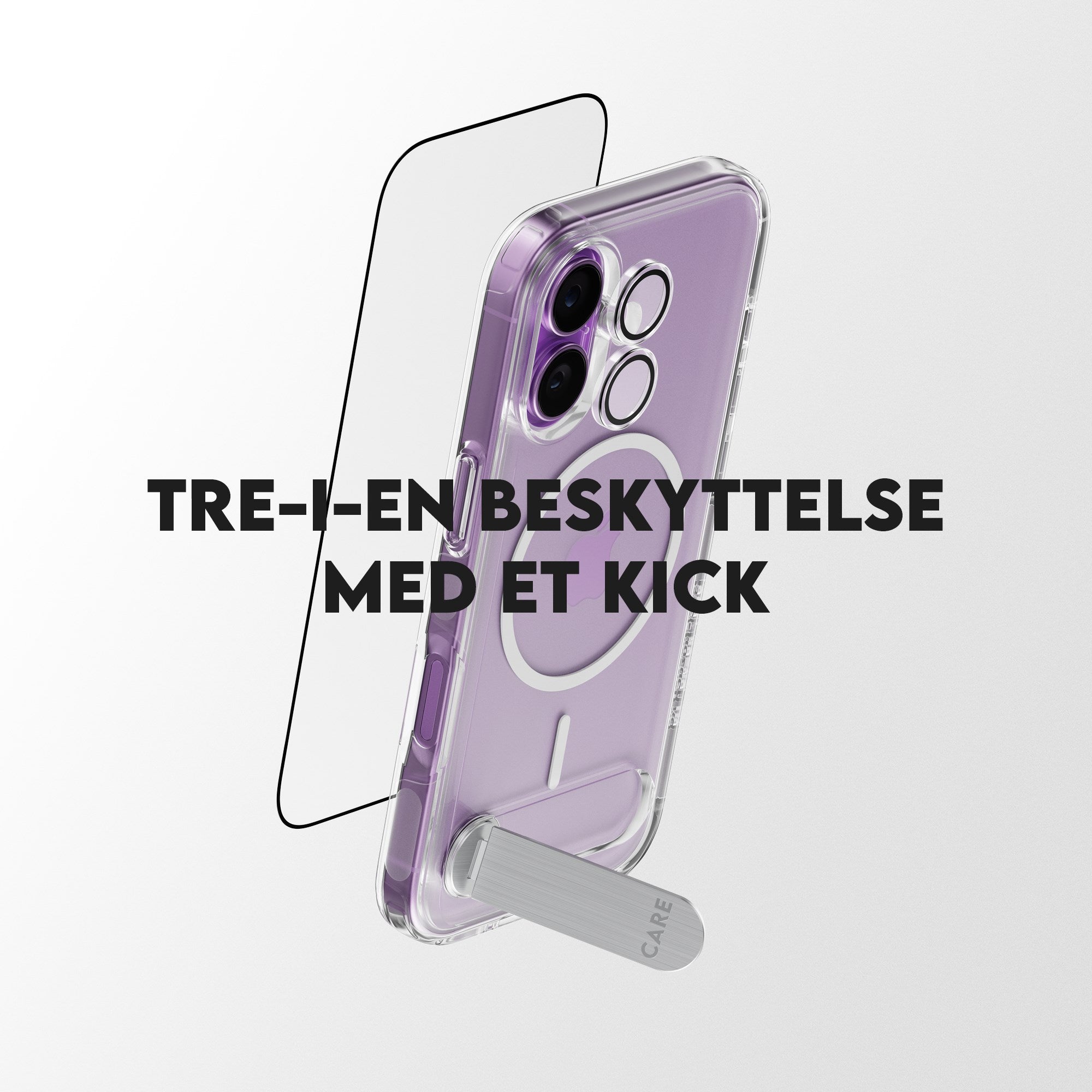 PanzerGlass® | CARE™ by PanzerGlass® 3-in-1 Kick Pakke iPhone 17