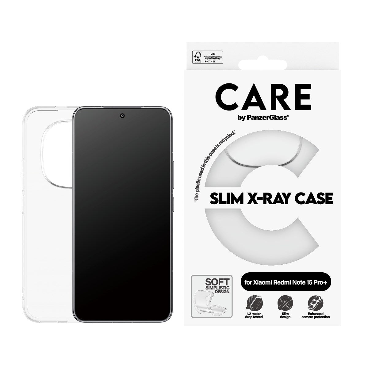 CARE™ by PanzerGlass® X-Ray Case Xiaomi Redmi Note 15 Pro+