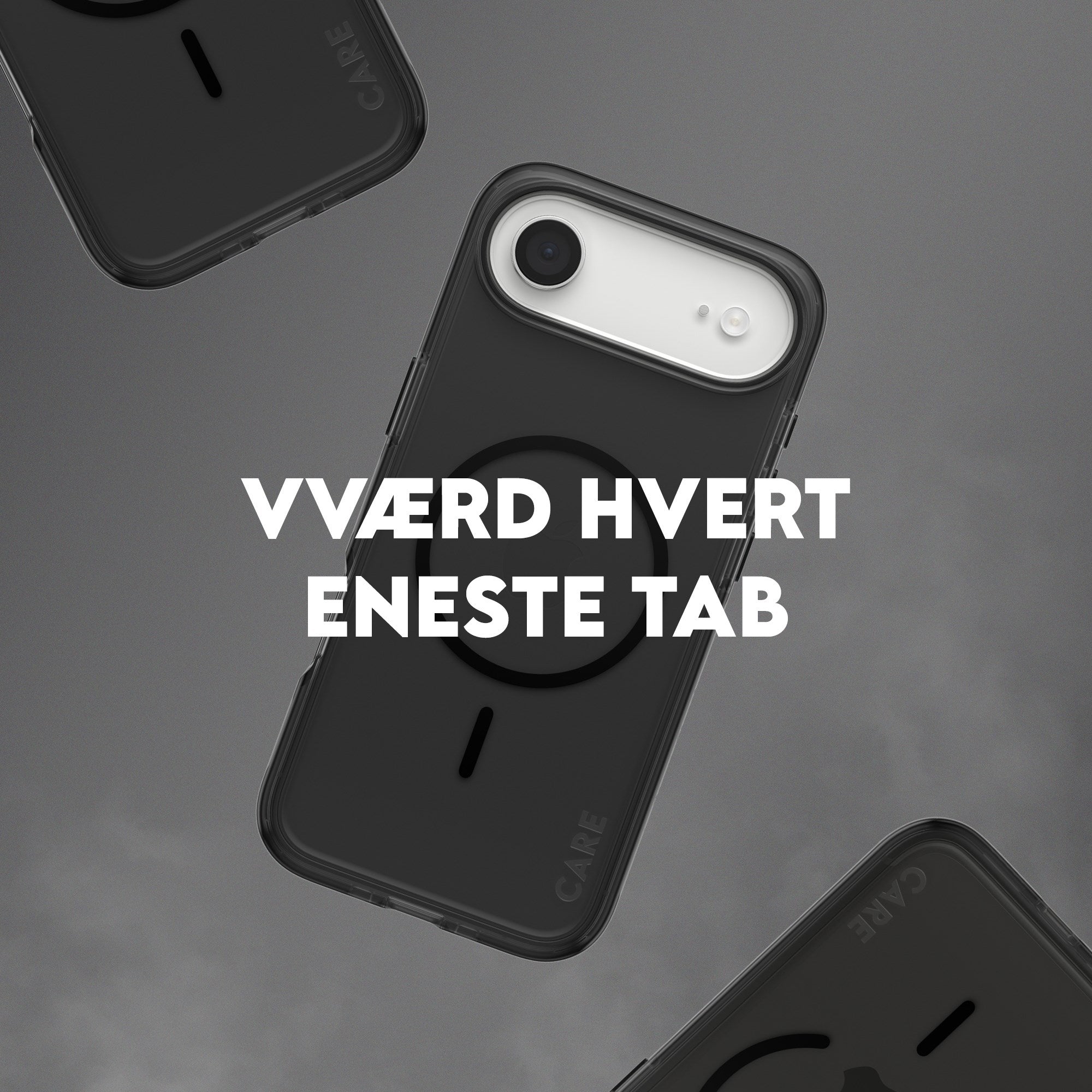 CARE™ by PanzerGlass® Smokey Case m. Sort MagSafe iPhone Air