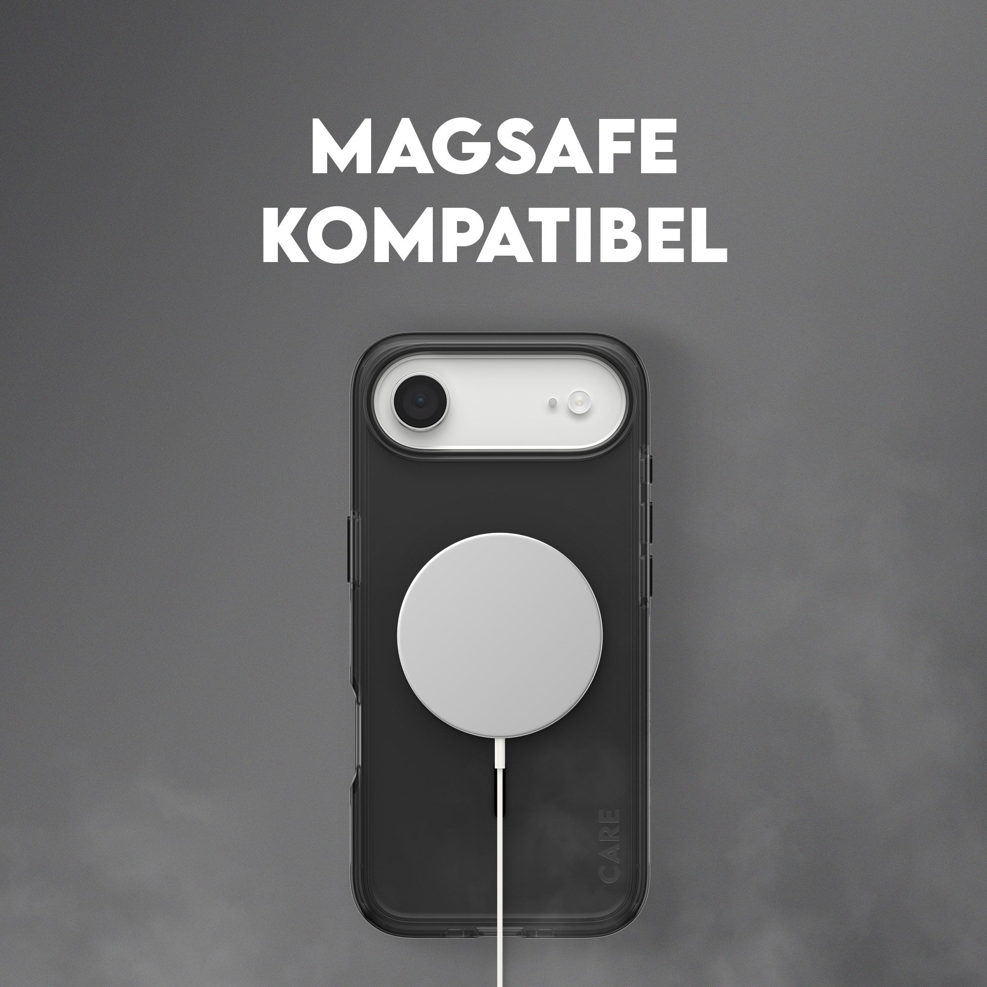 CARE™ by PanzerGlass® Smokey Case m. Sort MagSafe iPhone Air