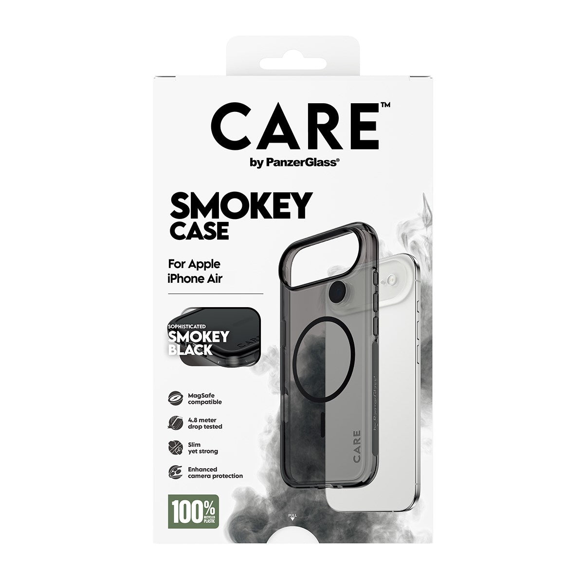 CARE by PanzerGlass® Urban Explorer Case Smokey m. Sort MagSafe iPhone Air