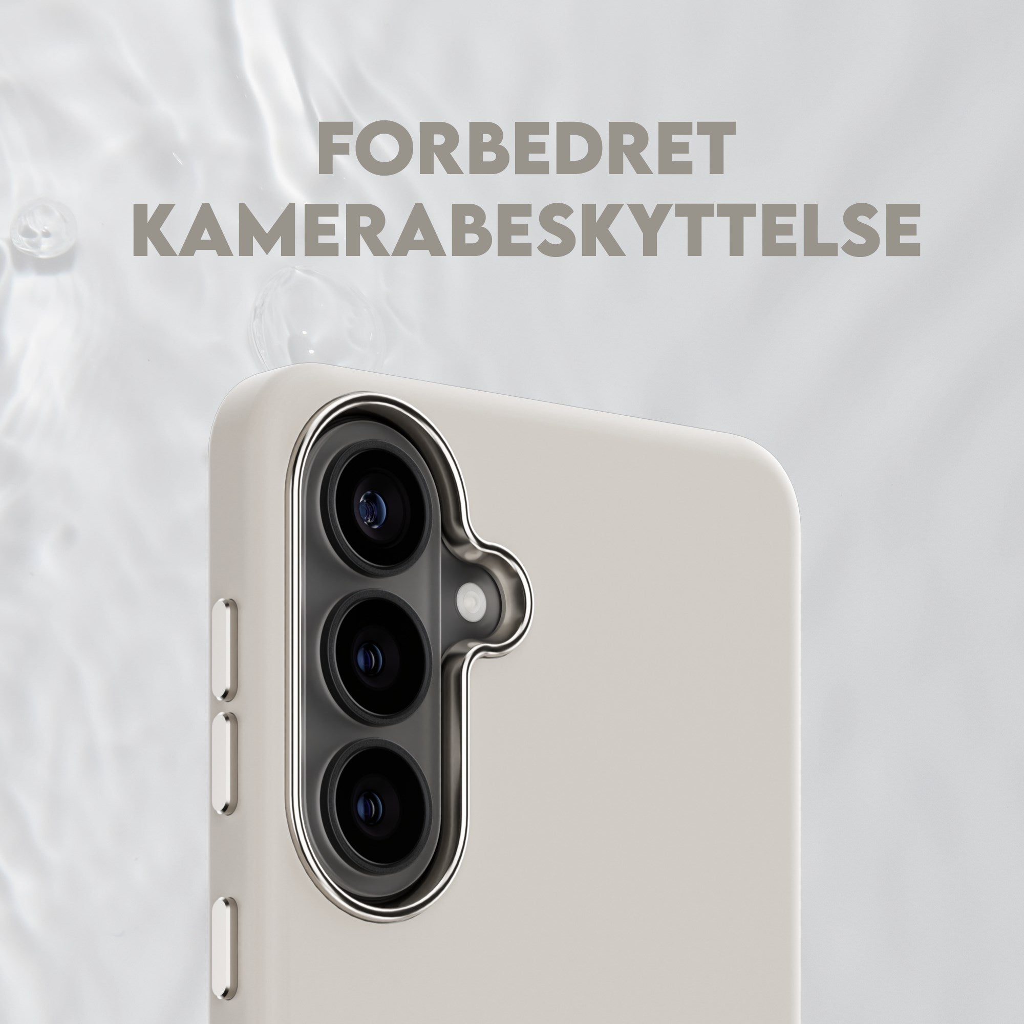 CARE™ by PanzerGlass® Flow Case Vanilla m. Qi Samsung Galaxy S26+