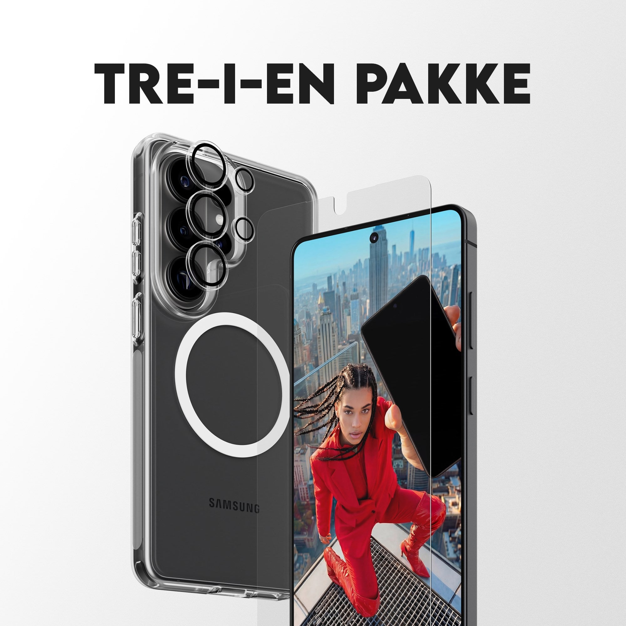 PanzerGlass® | CARE™ by PanzerGlass® 3-in-1 Pakke Samsung Galaxy S26 Ultra