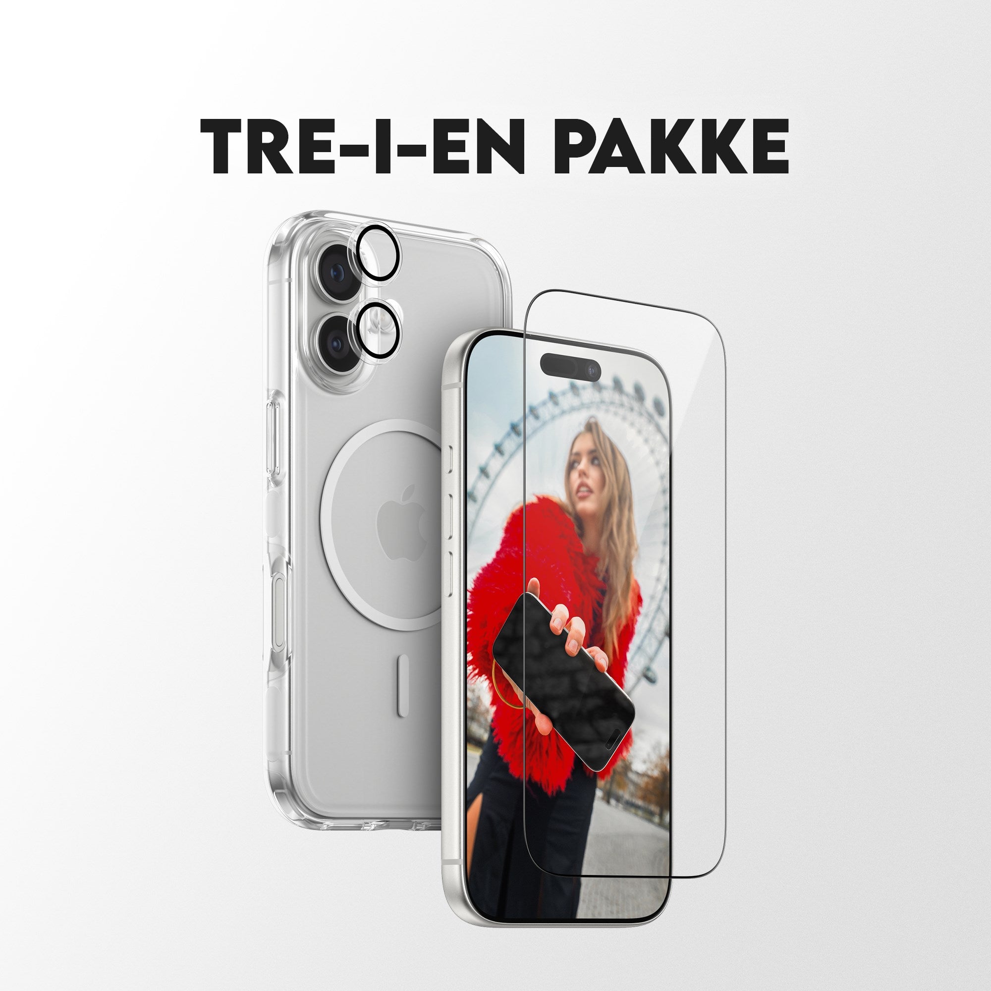 PanzerGlass® | CARE™ by PanzerGlass® 3-in-1 Pakke iPhone 17