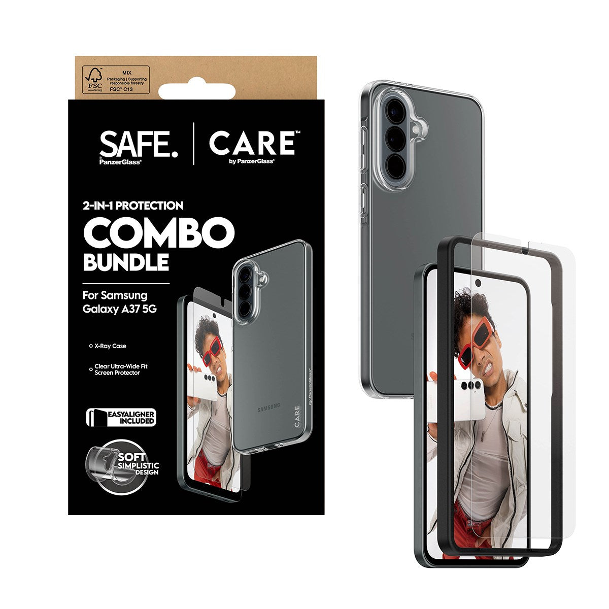 CARE™ by PanzerGlass® 2-in-1 Bundle Samsung Galaxy A37 5G