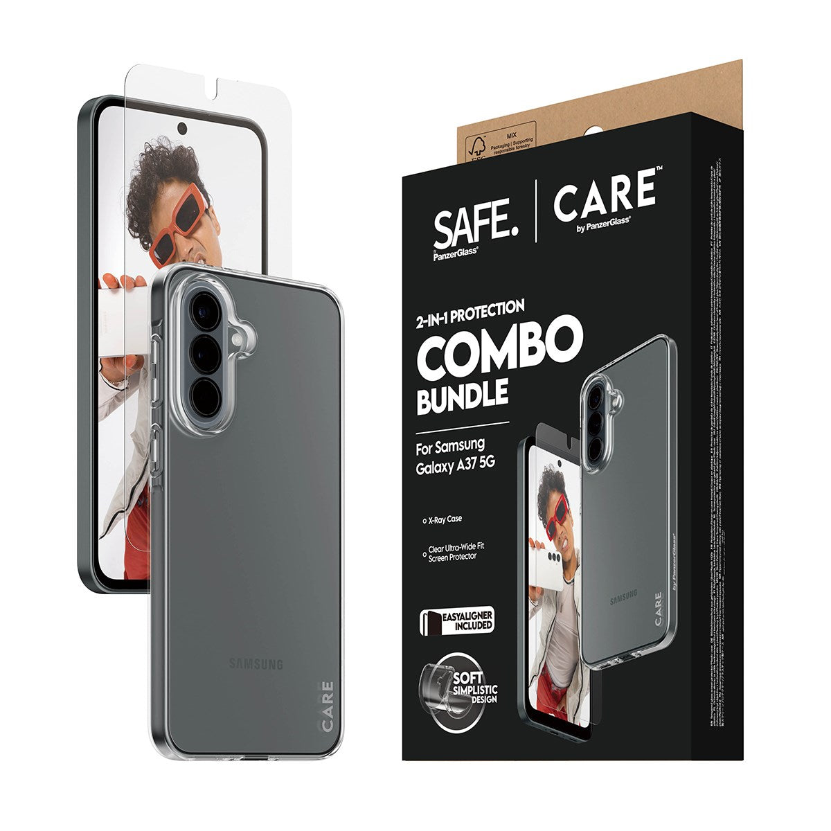 CARE™ by PanzerGlass® 2-in-1 Bundle Samsung Galaxy A37 5G