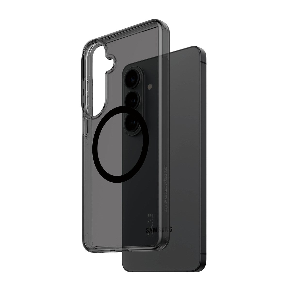 CARE™ by PanzerGlass® Smokey Case m. Sort Qi Samsung Galaxy S26+