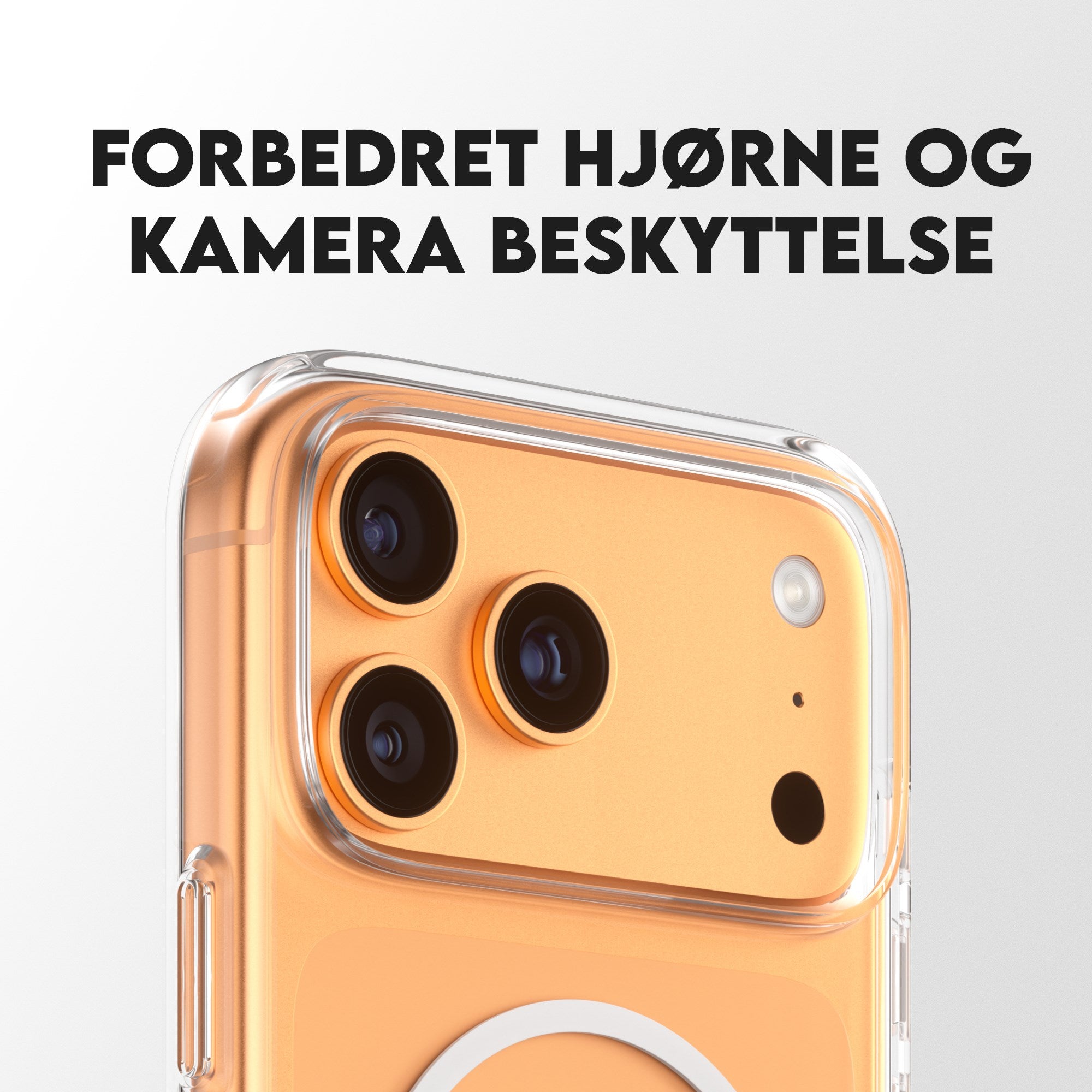 CARE™ by PanzerGlass® Urban Explorer Case Transparent m. Hvid MagSafe iPhone 17 Pro Max