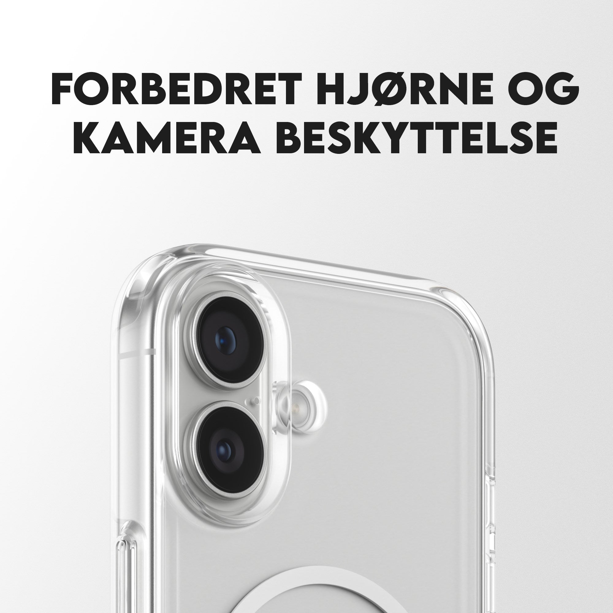 CARE™ by PanzerGlass® Urban Explorer Case Transparent m. Hvid MagSafe iPhone 17