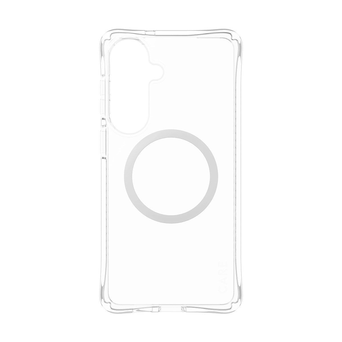 CARE™ by PanzerGlass® Samba Case Transparant m. Hvid Qi Samsung Galaxy S26+