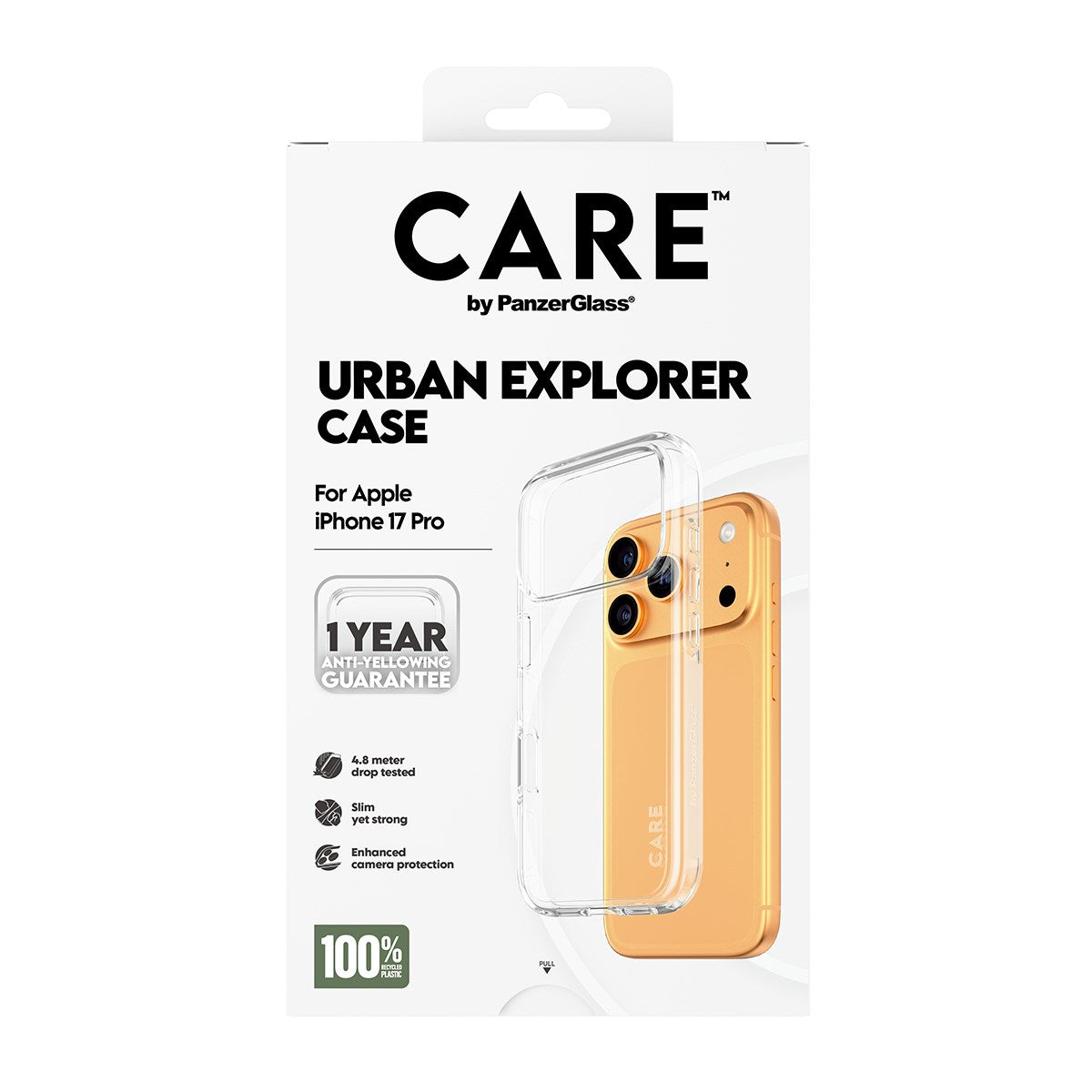 CARE by PanzerGlass® Urban Explorer Case Transparent iPhone 17 Pro