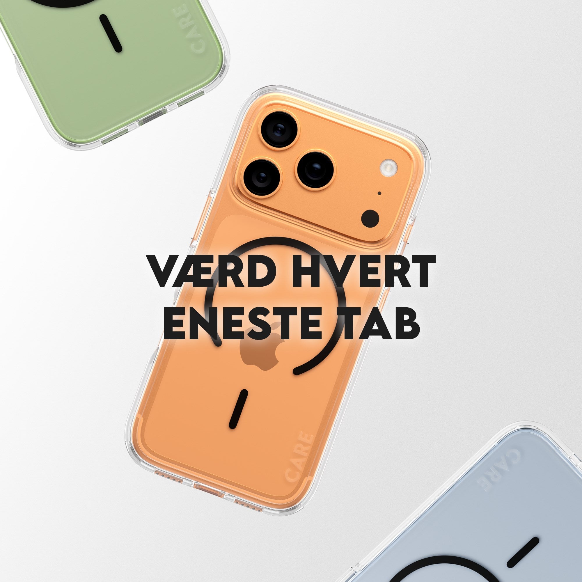 CARE™ by PanzerGlass® Urban Explorer Case Transparent m. Sort MagSafe iPhone 17 Pro