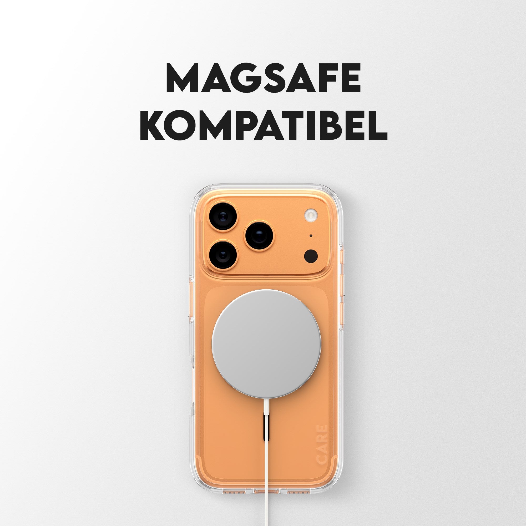 CARE™ by PanzerGlass® Urban Explorer Case Transparent m. Sort MagSafe iPhone 17 Pro