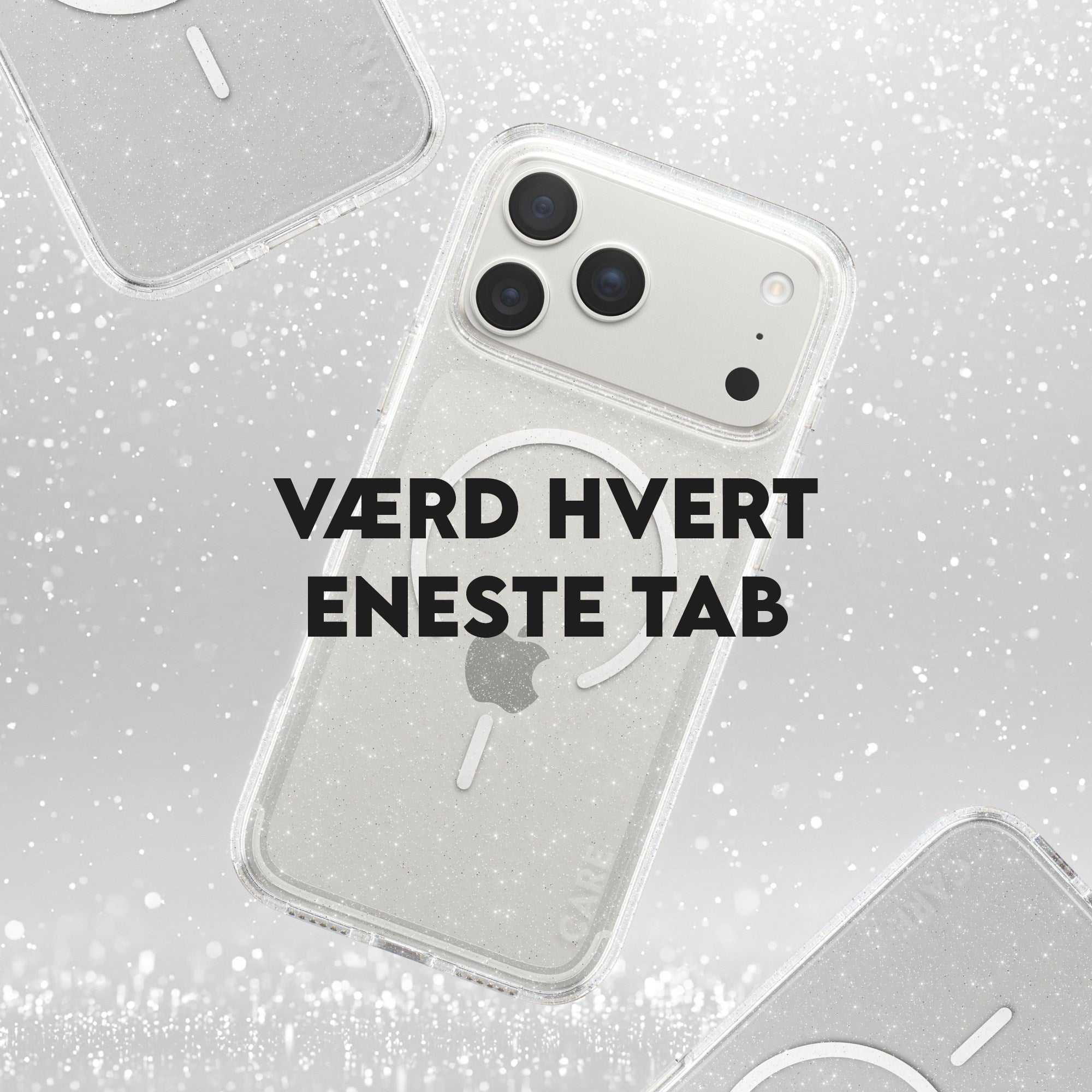 CARE™ by PanzerGlass® Star Lit Case m. Hvid MagSafe iPhone 17 Pro Max