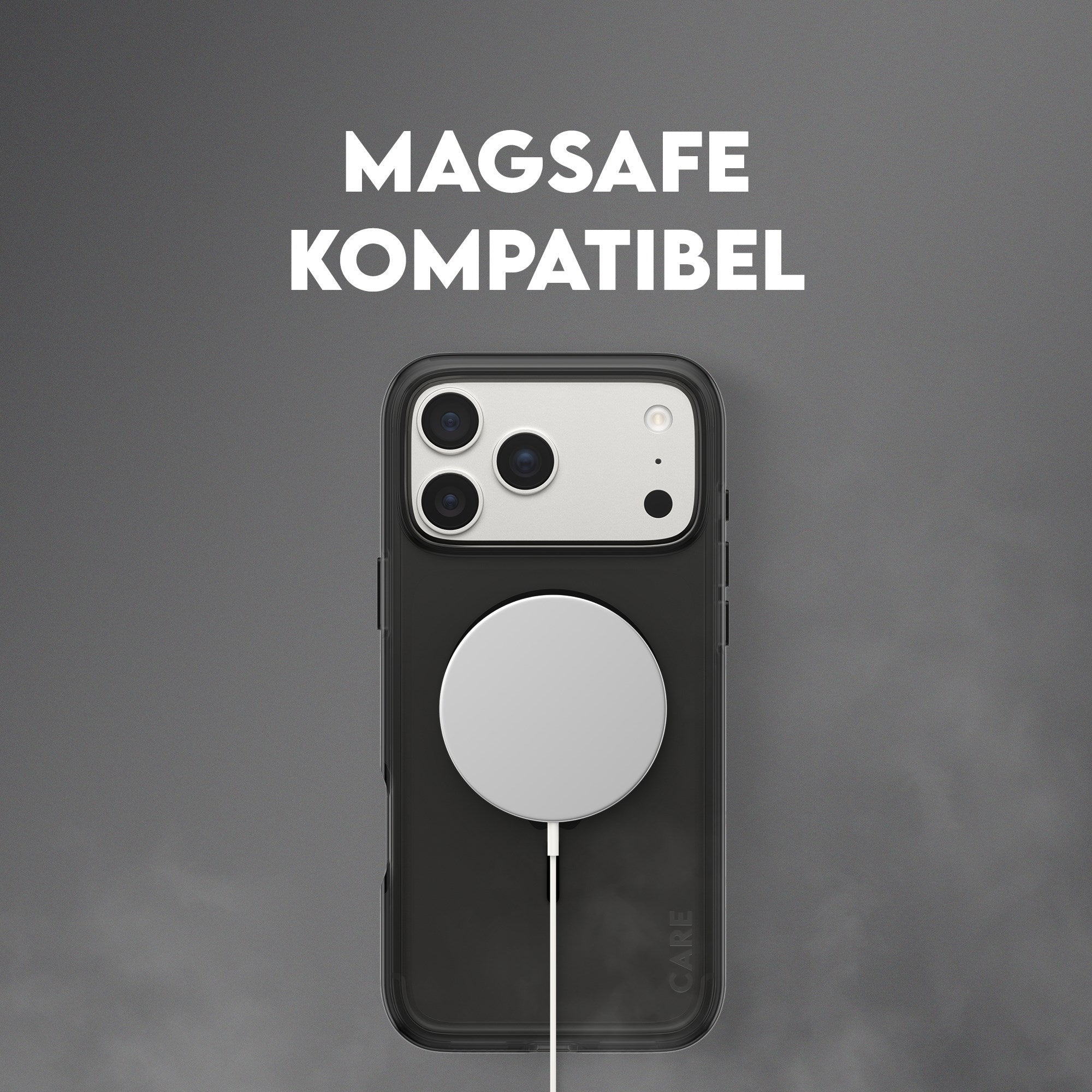 CARE™ by PanzerGlass® Smokey Case m. Sort MagSafe iPhone 17 Pro Max